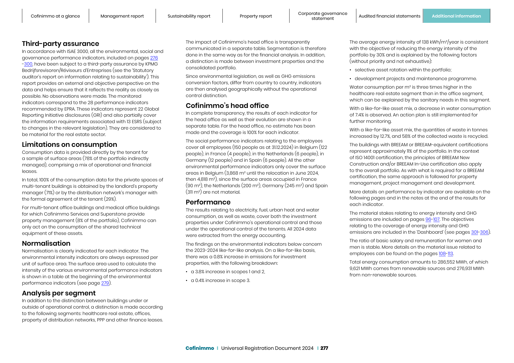 Emissions data extracted from page 277