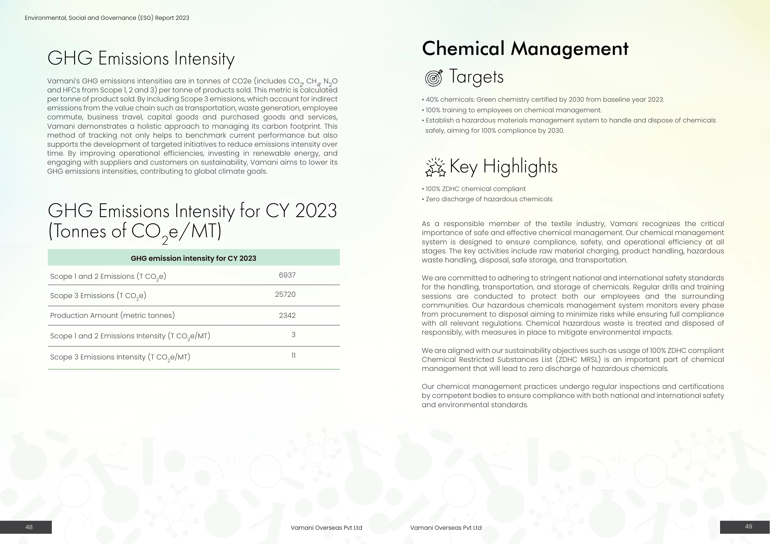 Emissions data extracted from page 25