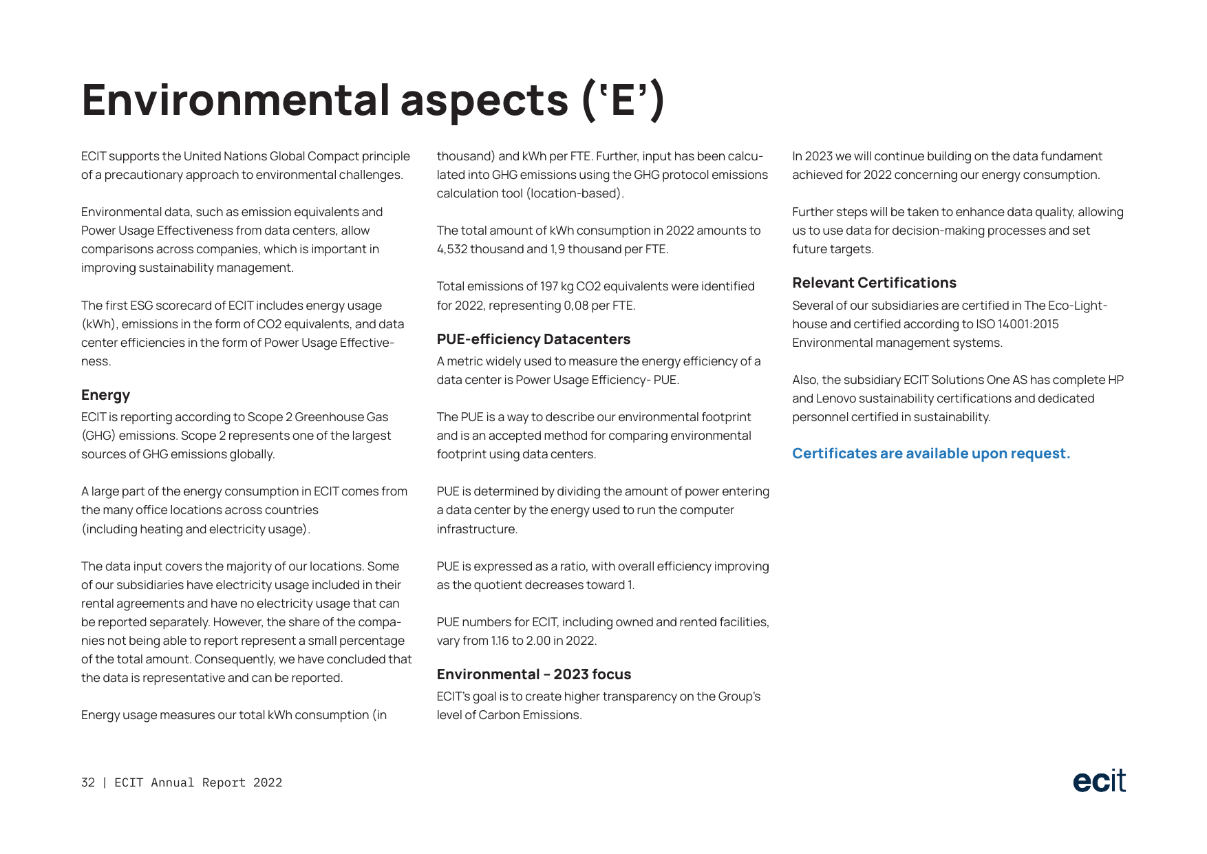 Emissions data extracted from page 34