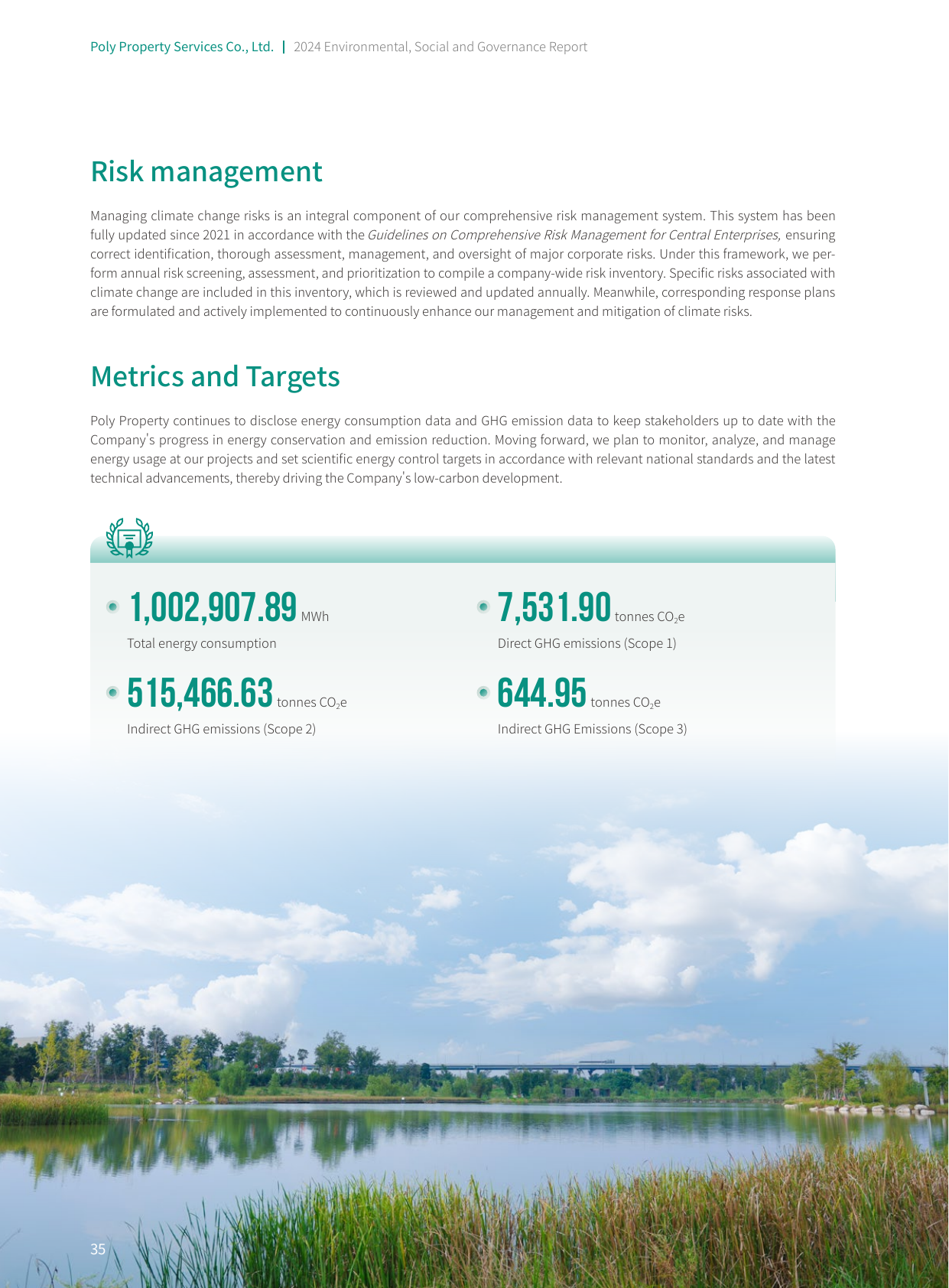 Emissions data extracted from page 40