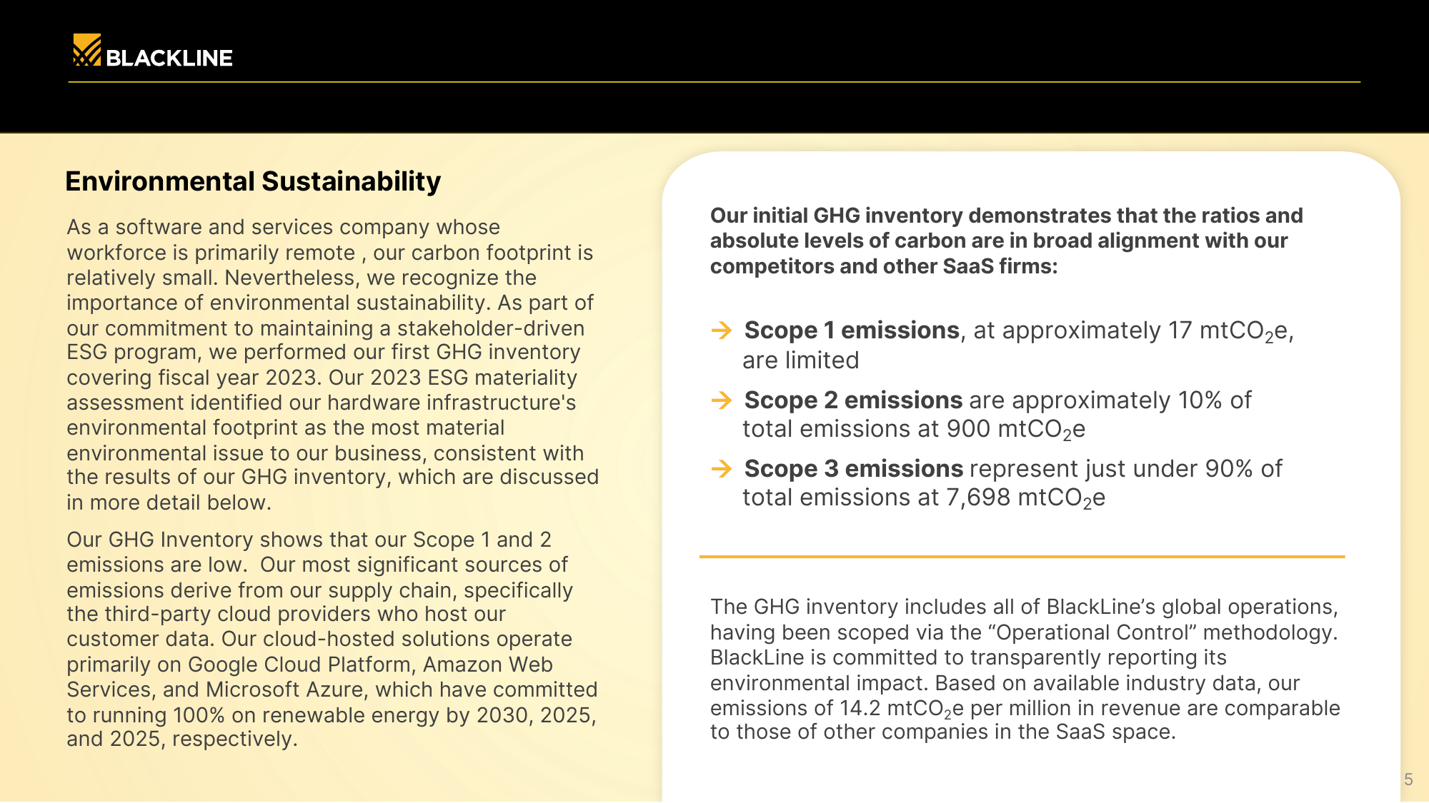 Emissions data extracted from page 5