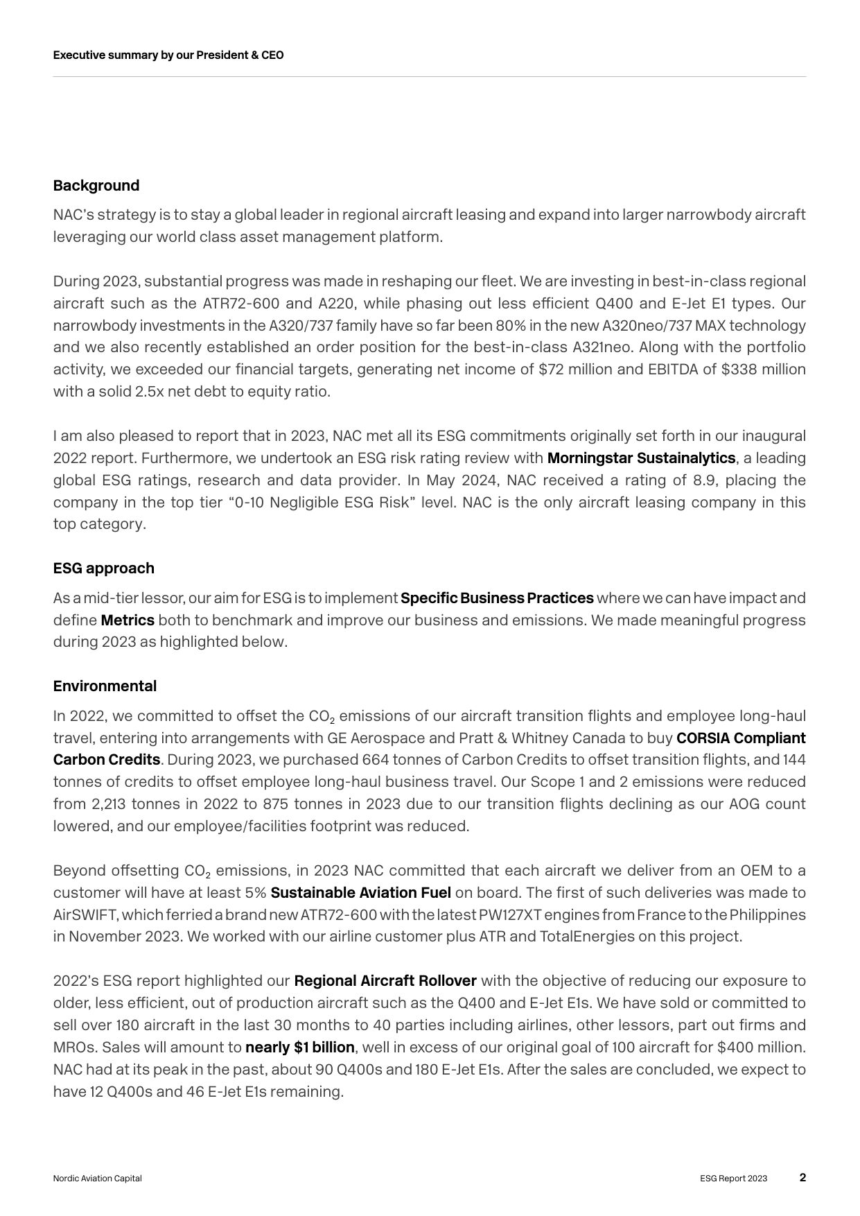 Emissions data extracted from page 2