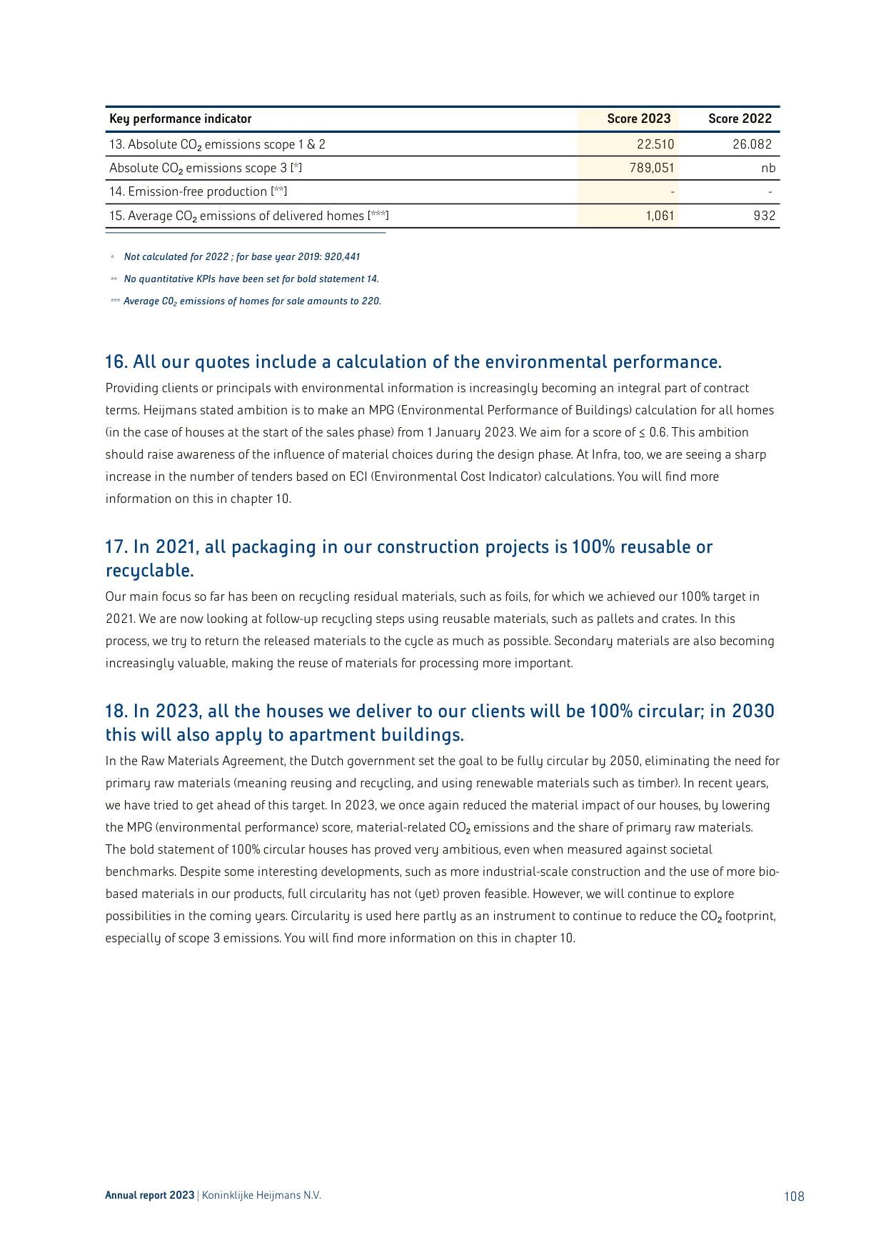 Emissions data extracted from page 109