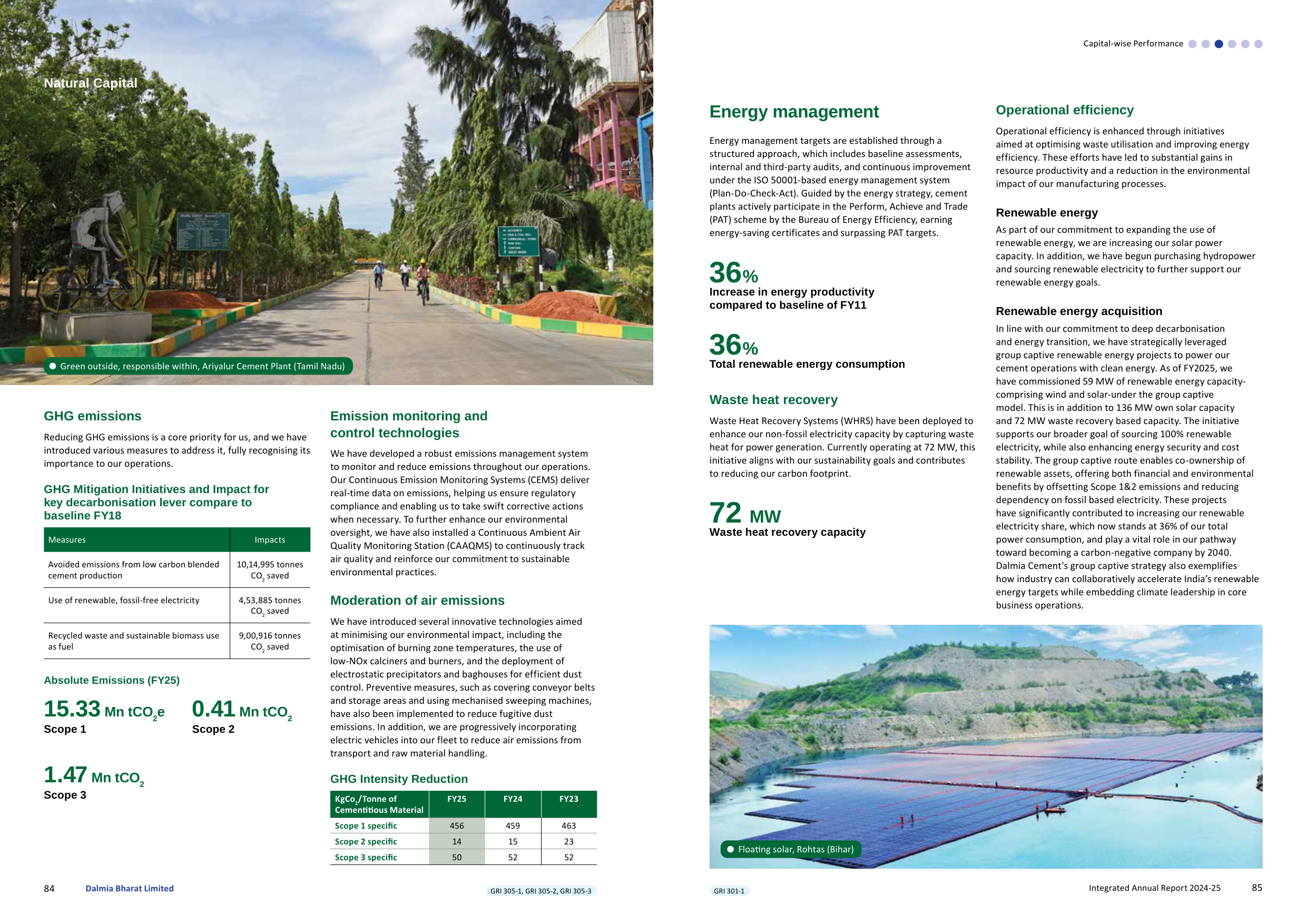 Emissions data extracted from page 44