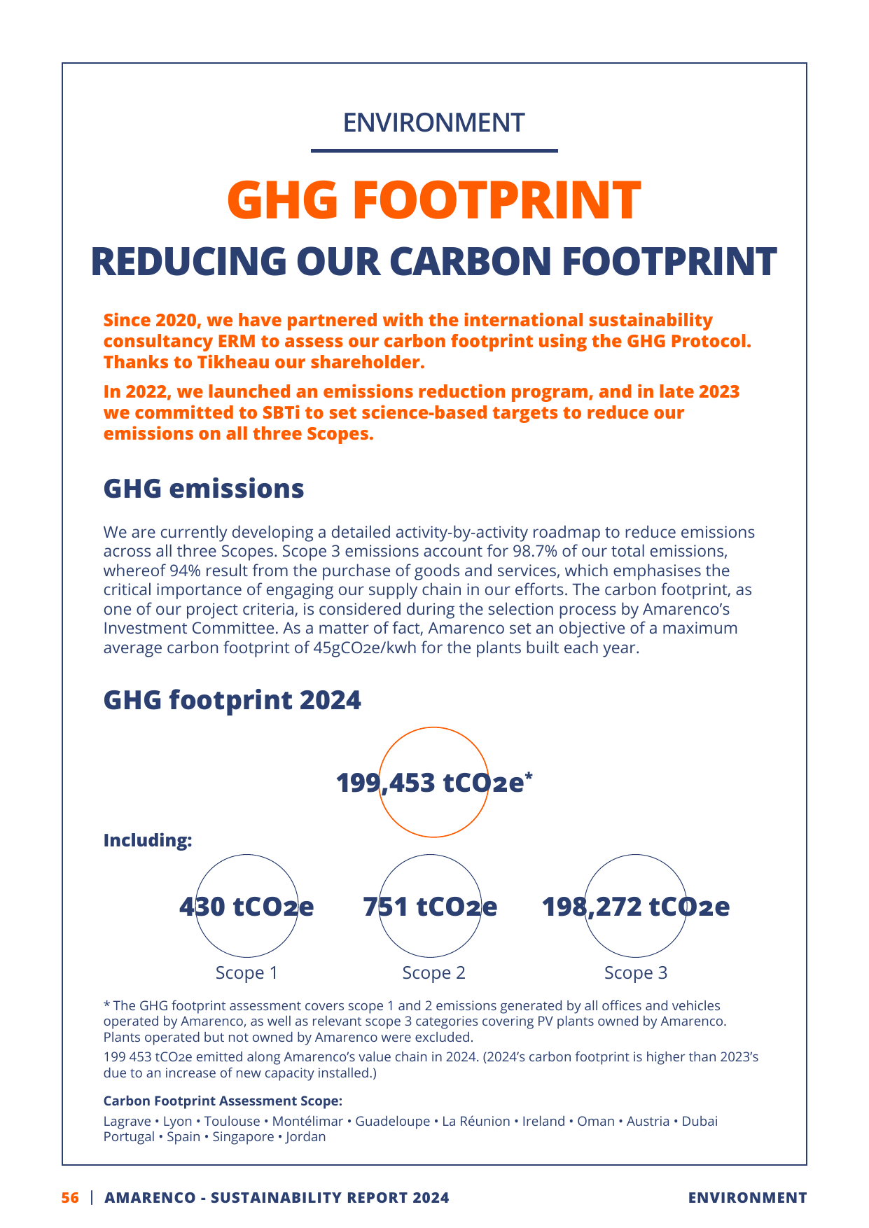 Emissions data extracted from page 56