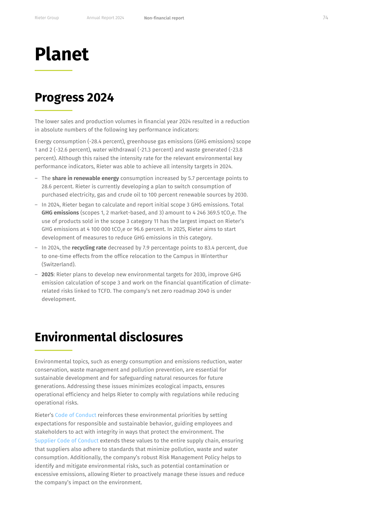 Emissions data extracted from page 74