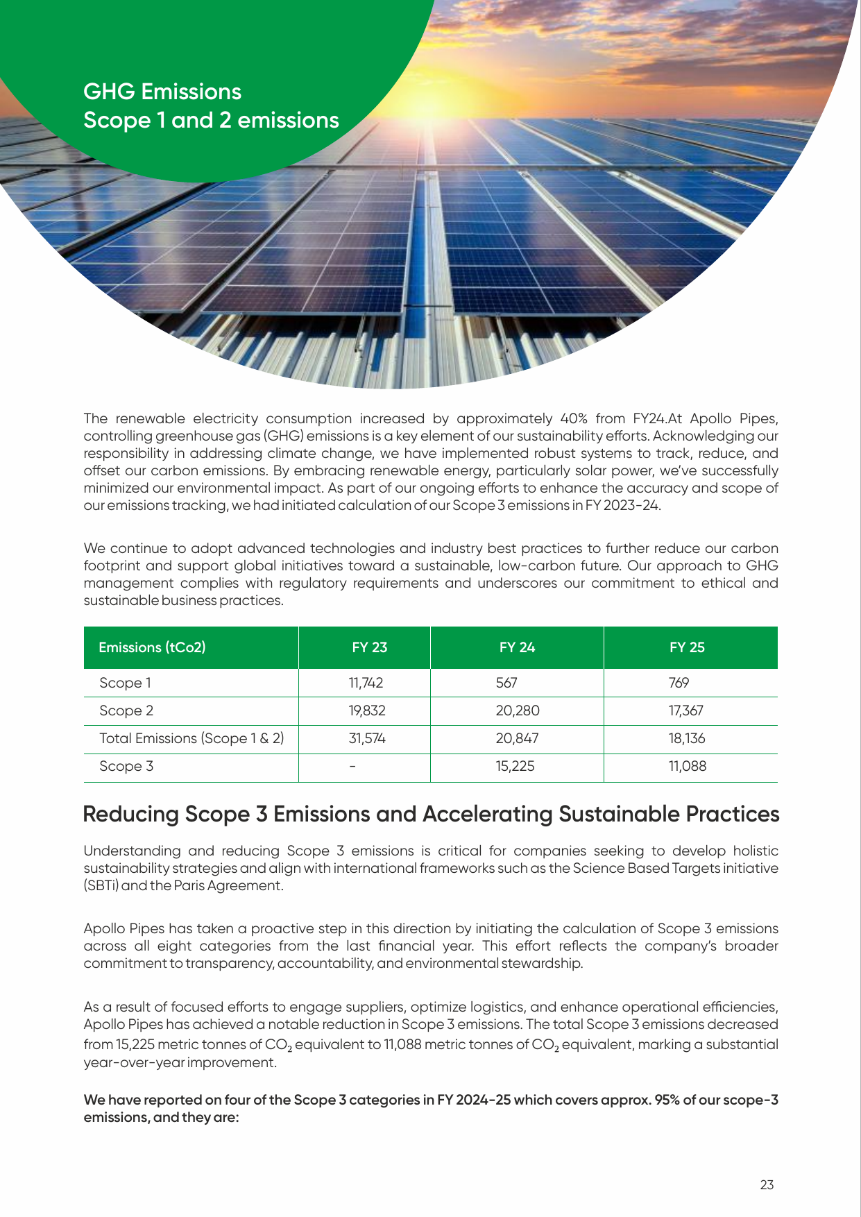 Emissions data extracted from page 26
