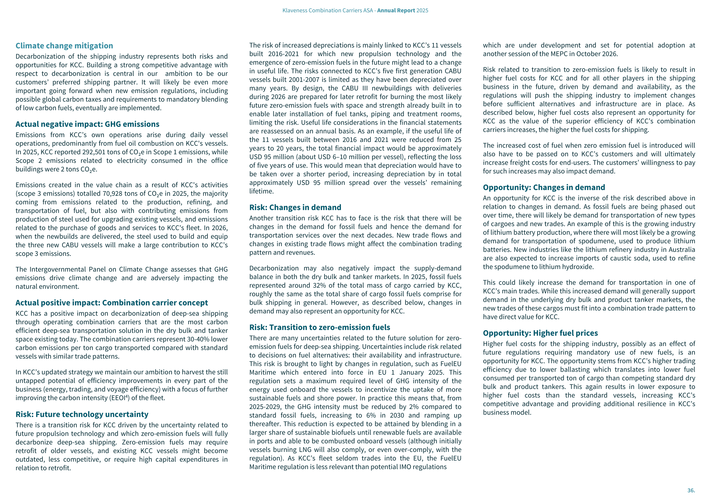 Emissions data extracted from page 36