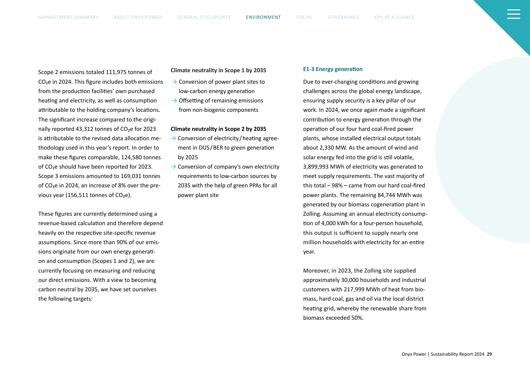 Emissions data extracted from page 29