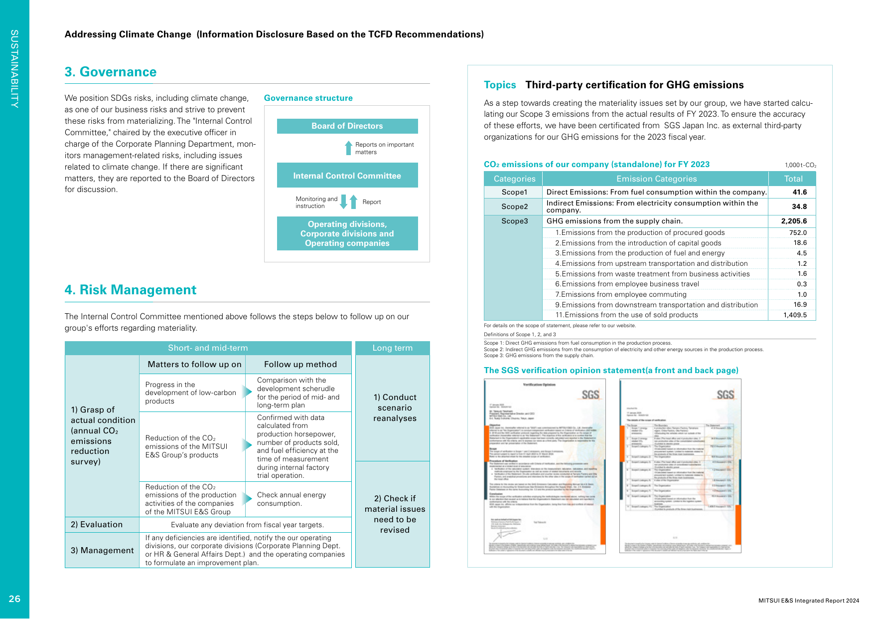 Emissions data extracted from page 26