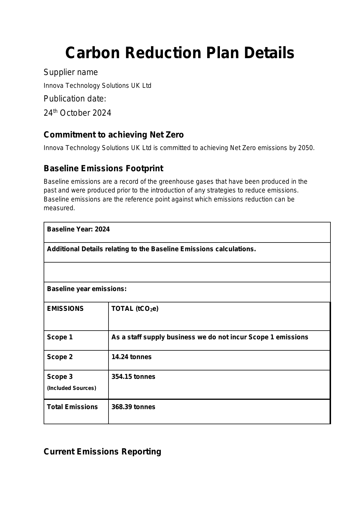 Emissions data extracted from page 3
