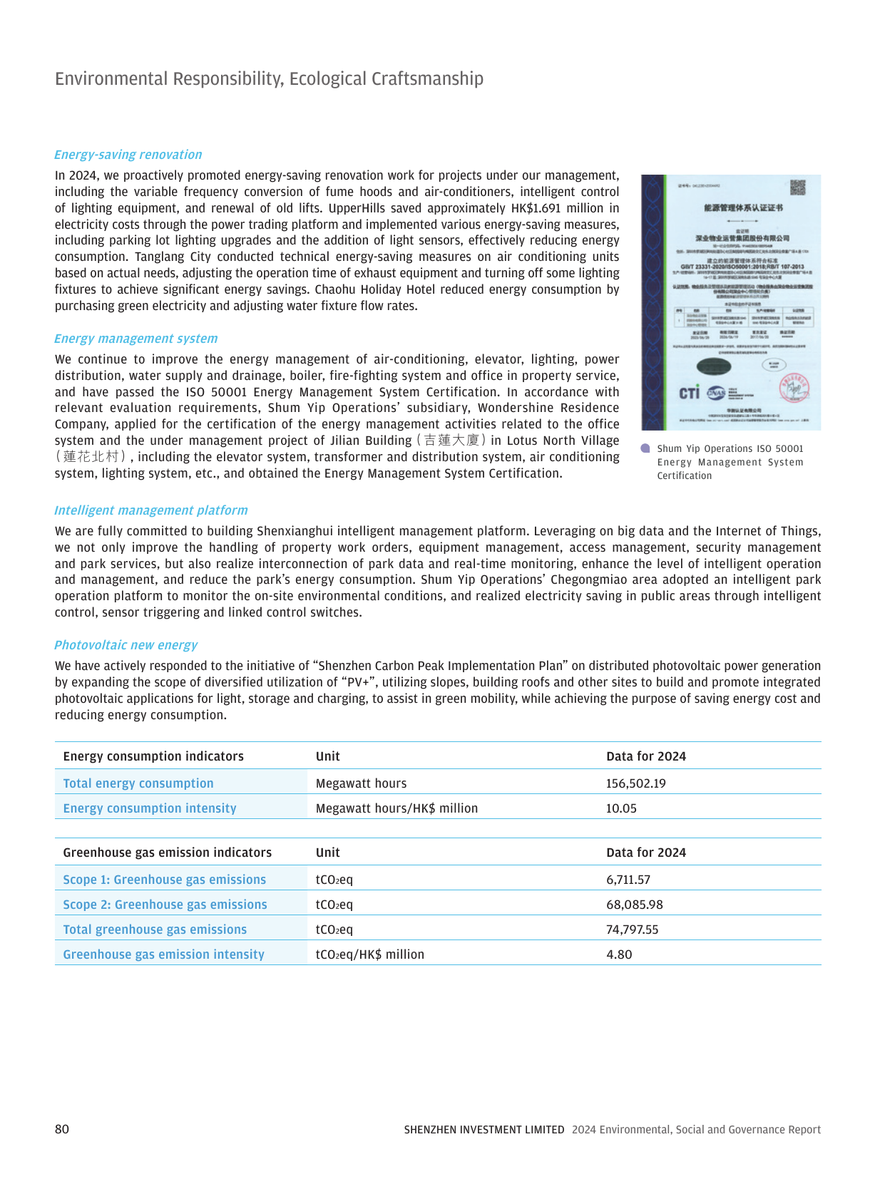 Emissions data extracted from page 81