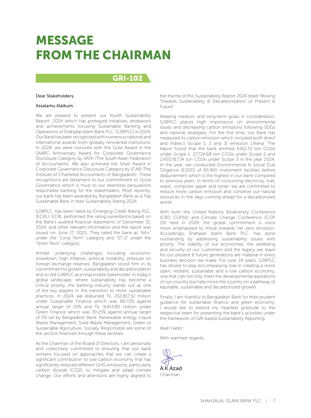 Emissions data extracted from page 9