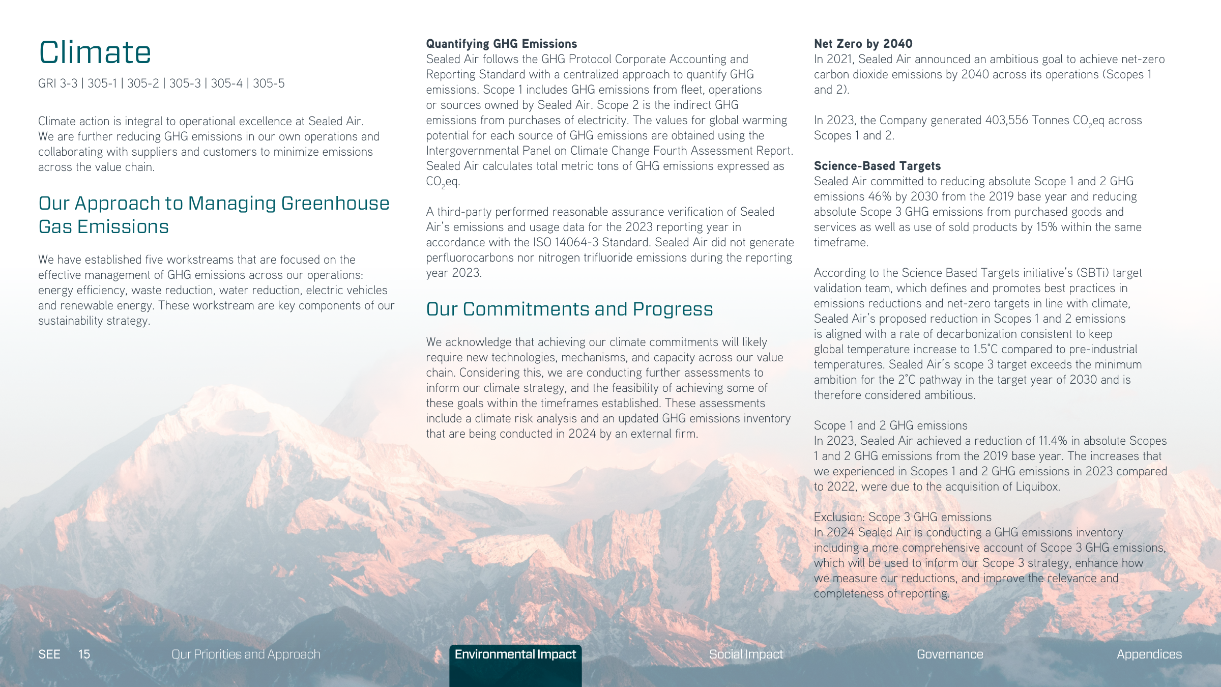 Emissions data extracted from page 15