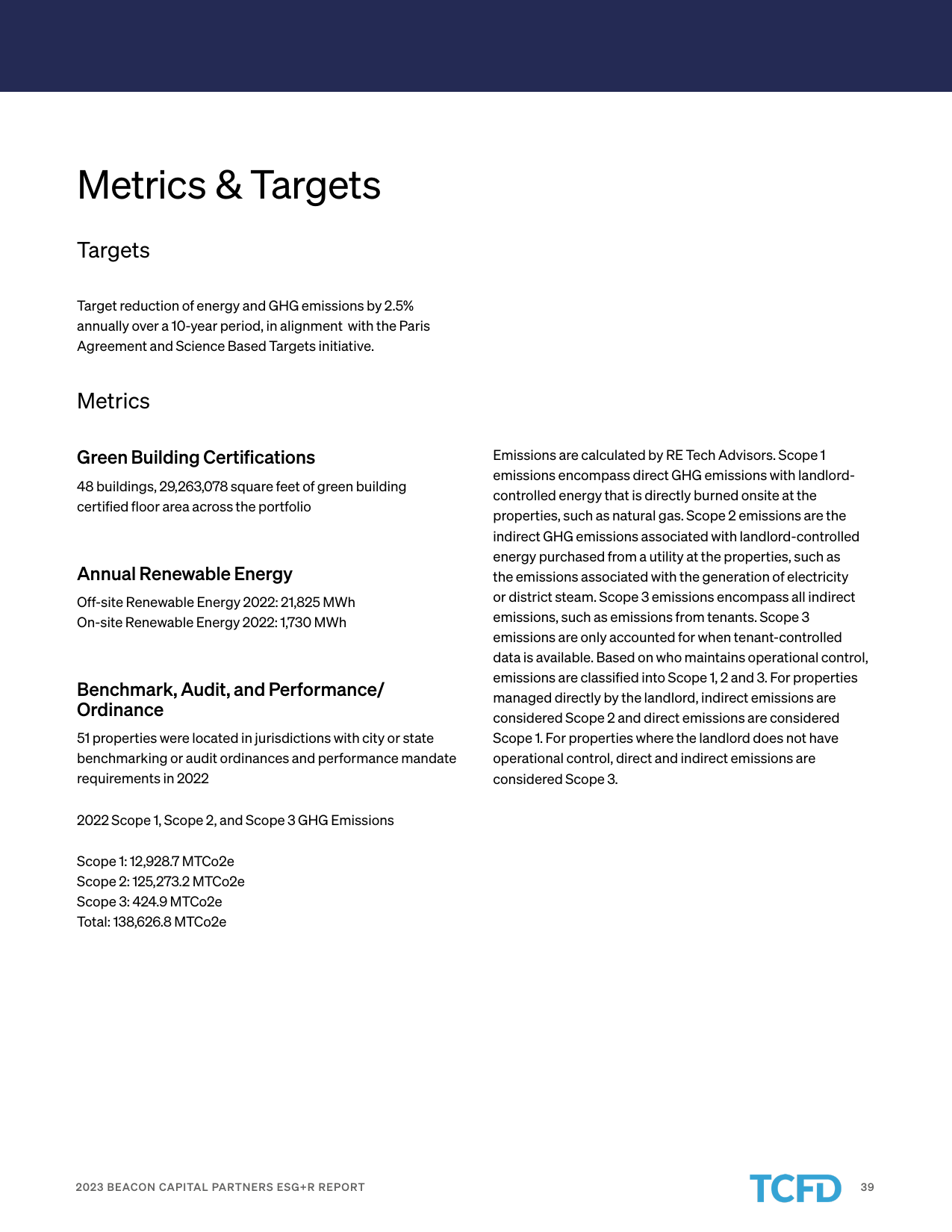 Emissions data extracted from page 38