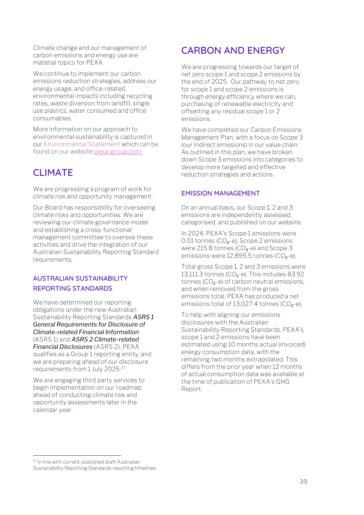 Emissions data extracted from page 39