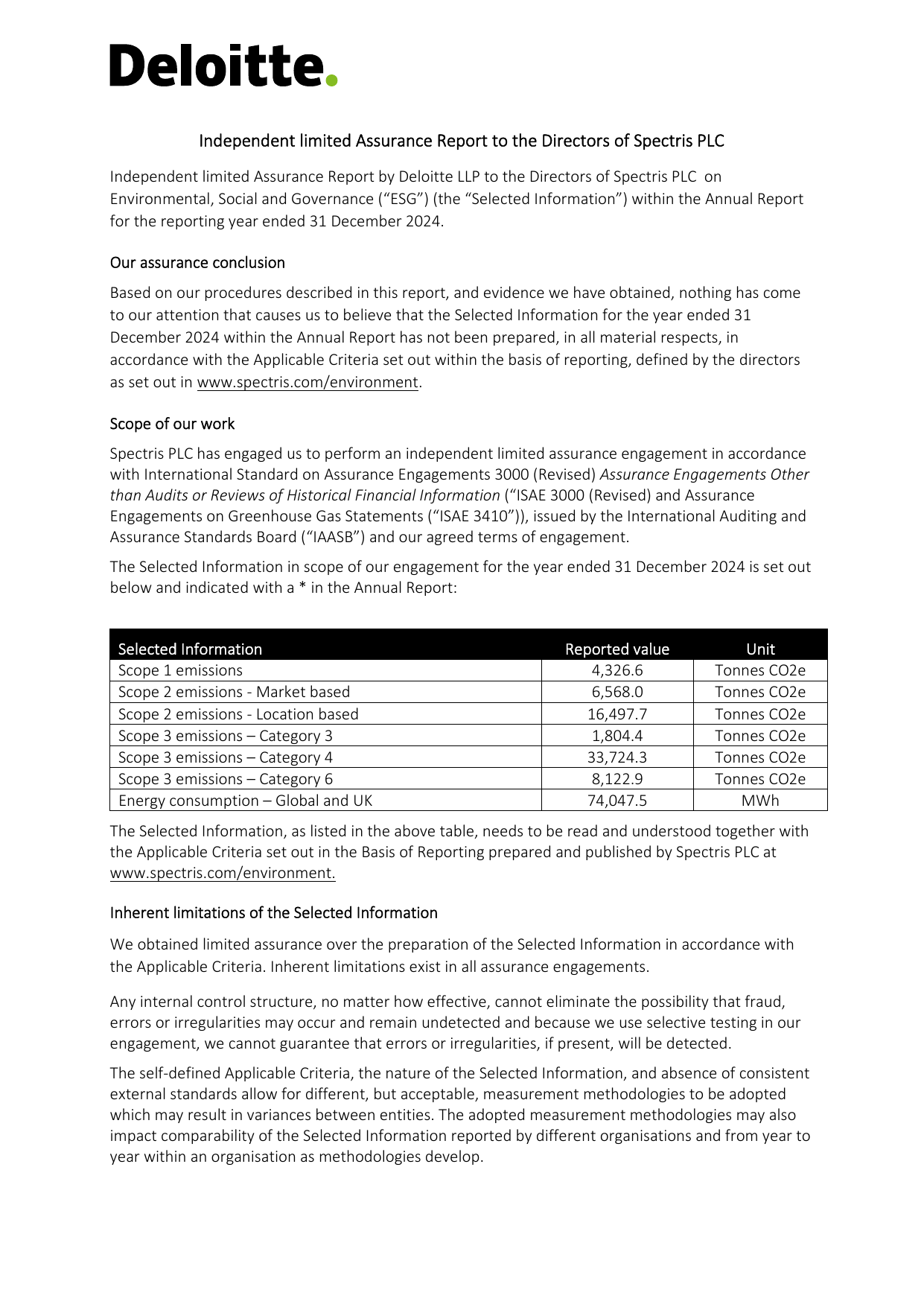 Emissions data extracted from page 1