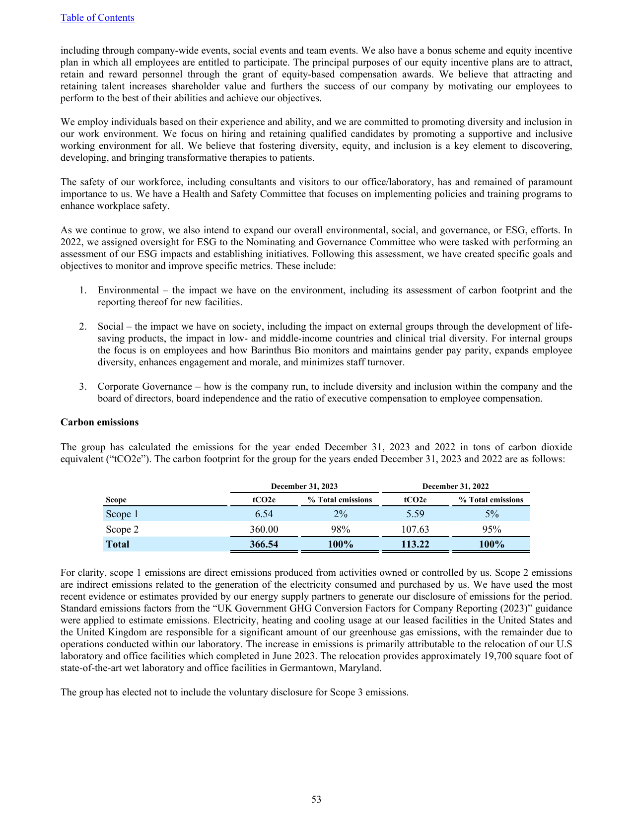Emissions data extracted from page 113