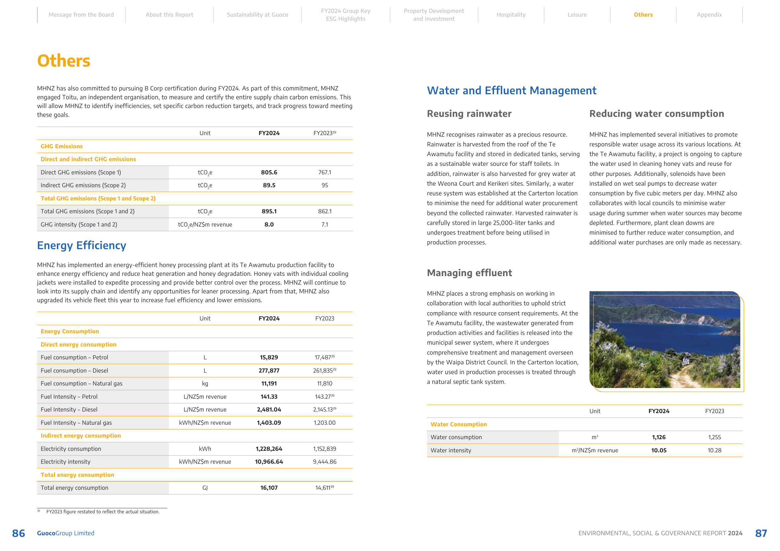 Emissions data extracted from page 45