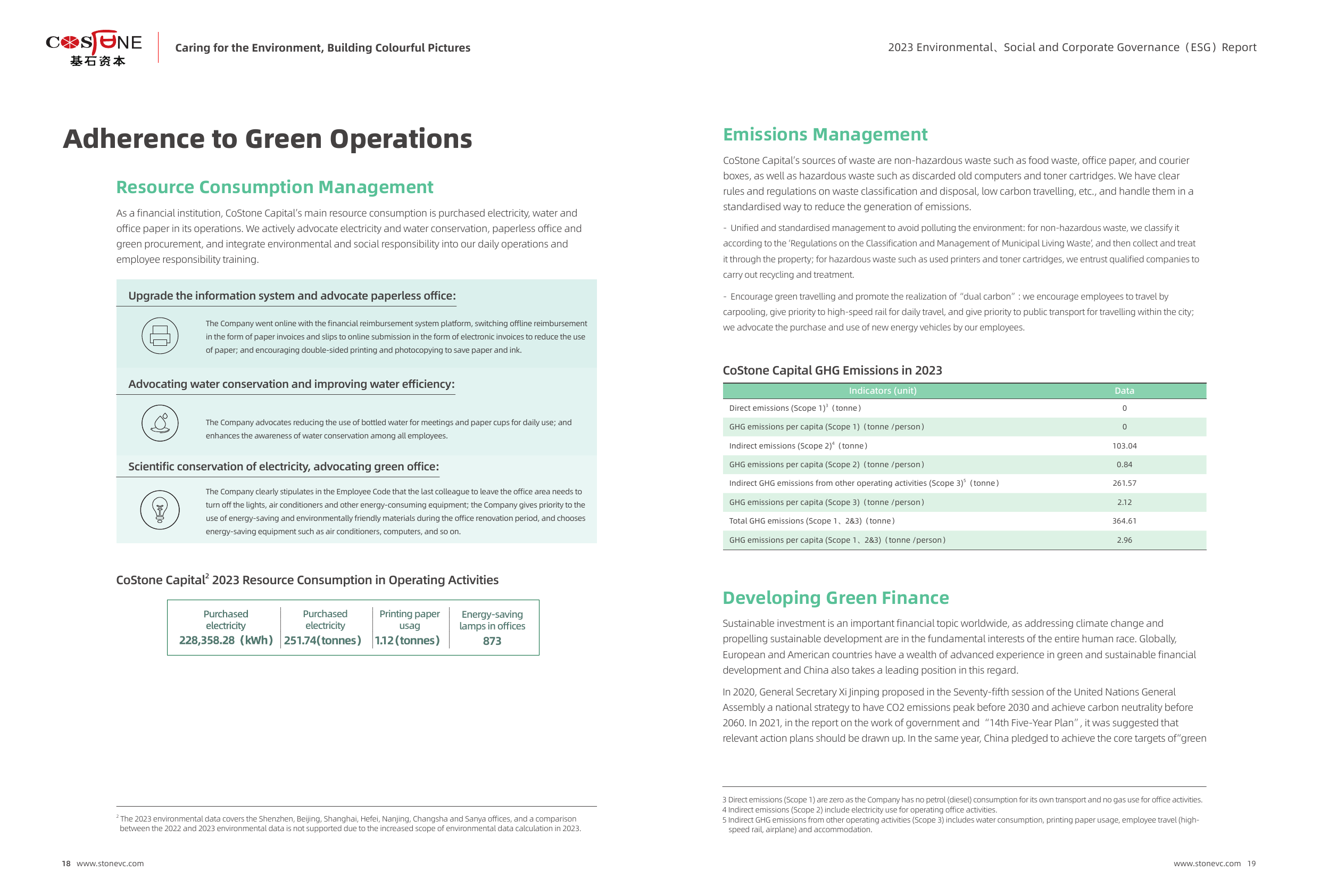 Emissions data extracted from page 11