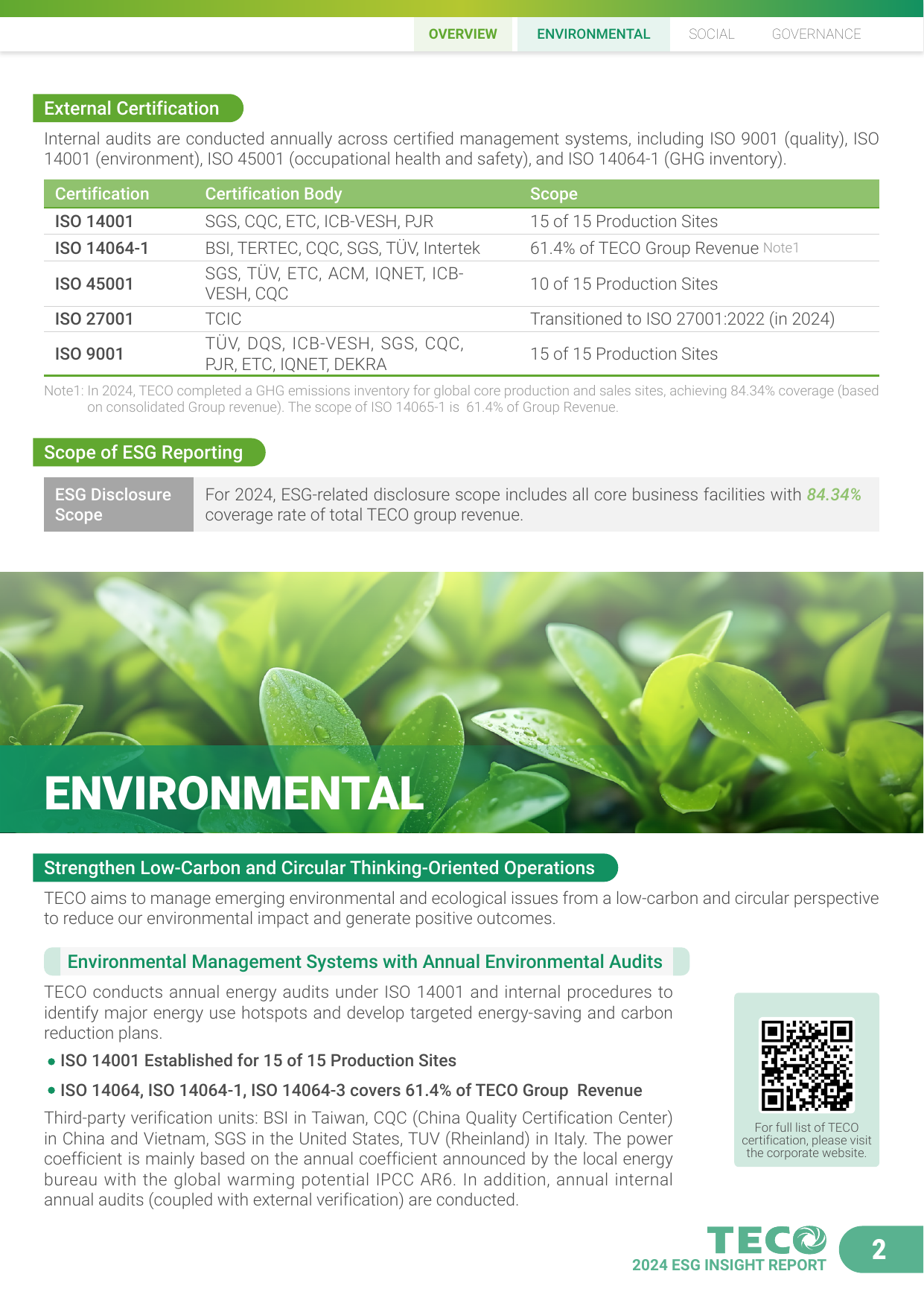 Emissions data extracted from page 3