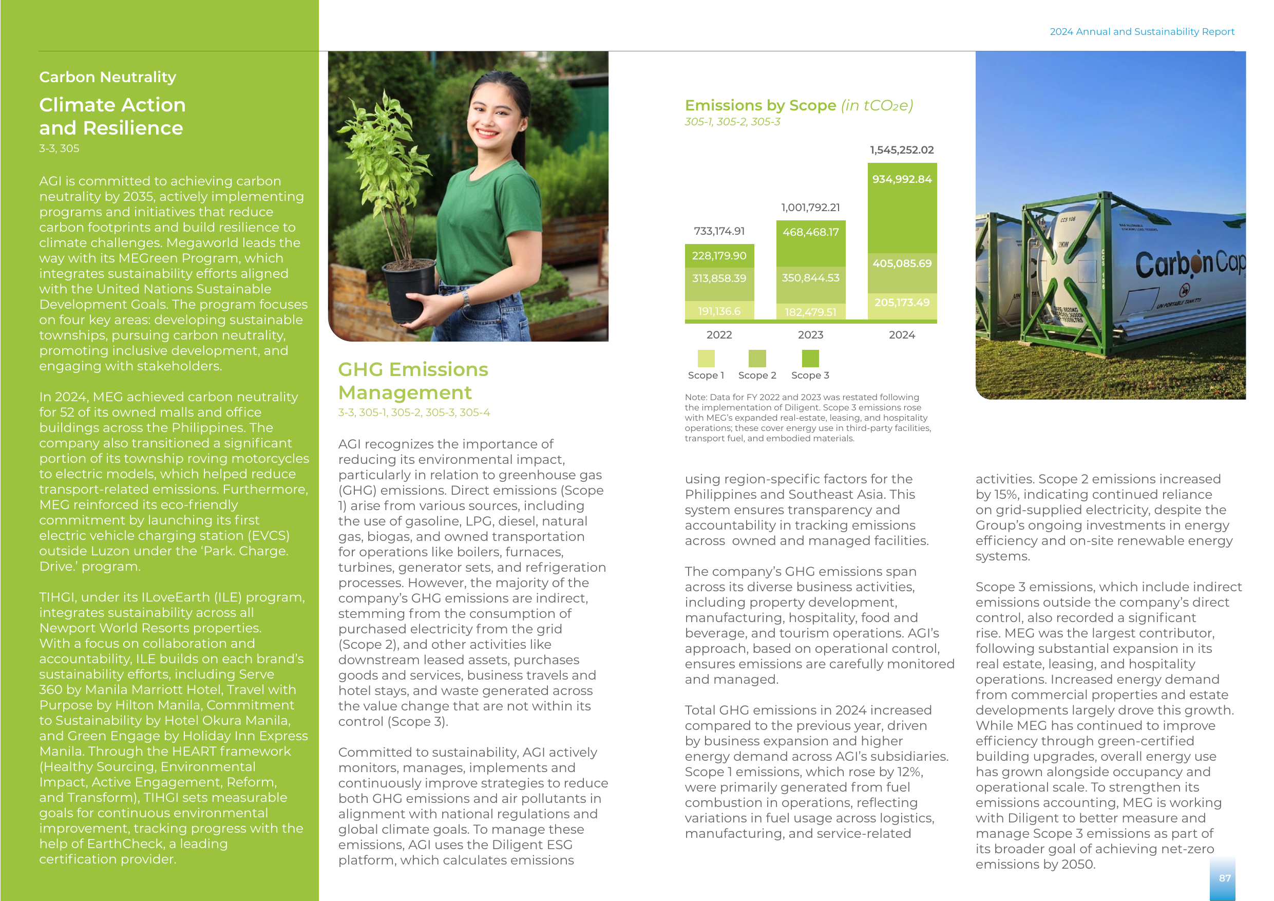 Emissions data extracted from page 44