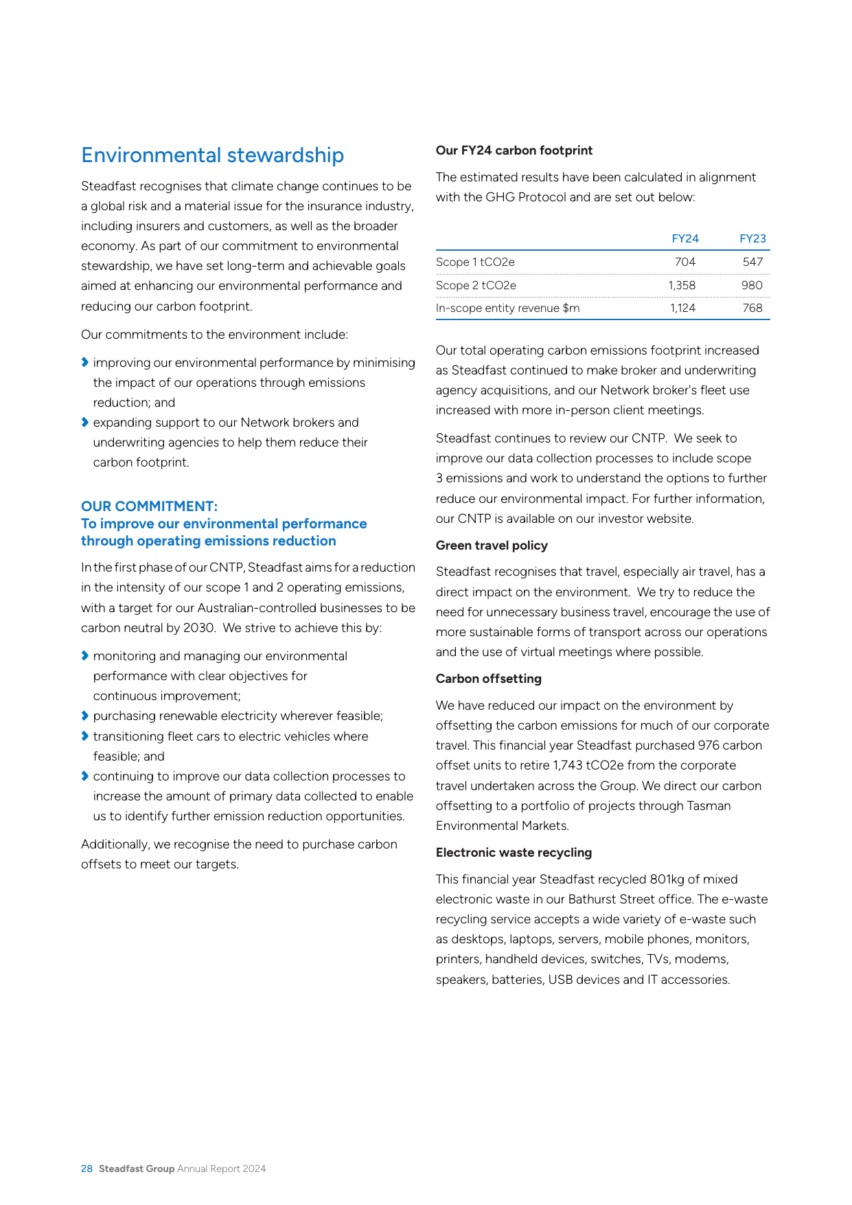Emissions data extracted from page 30