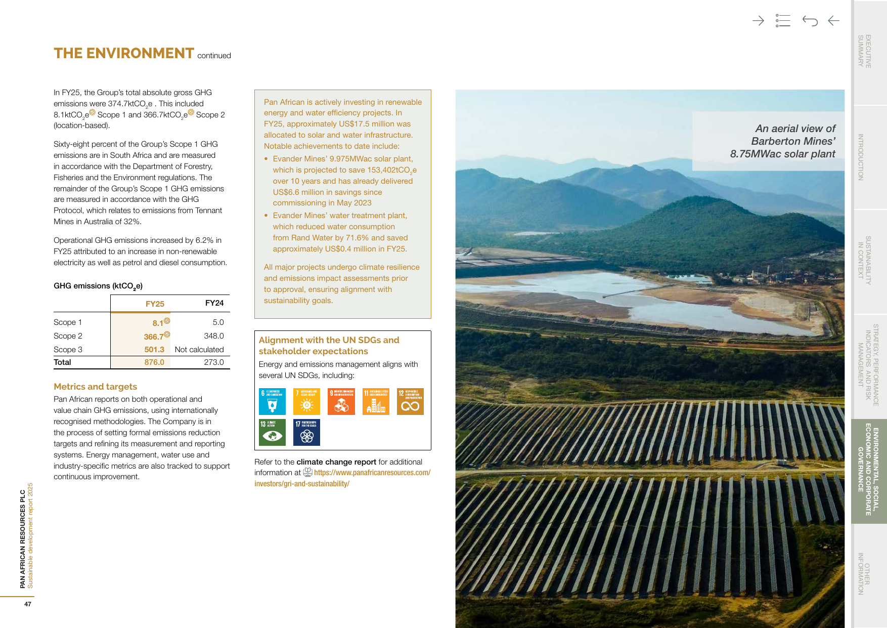 Emissions data extracted from page 47