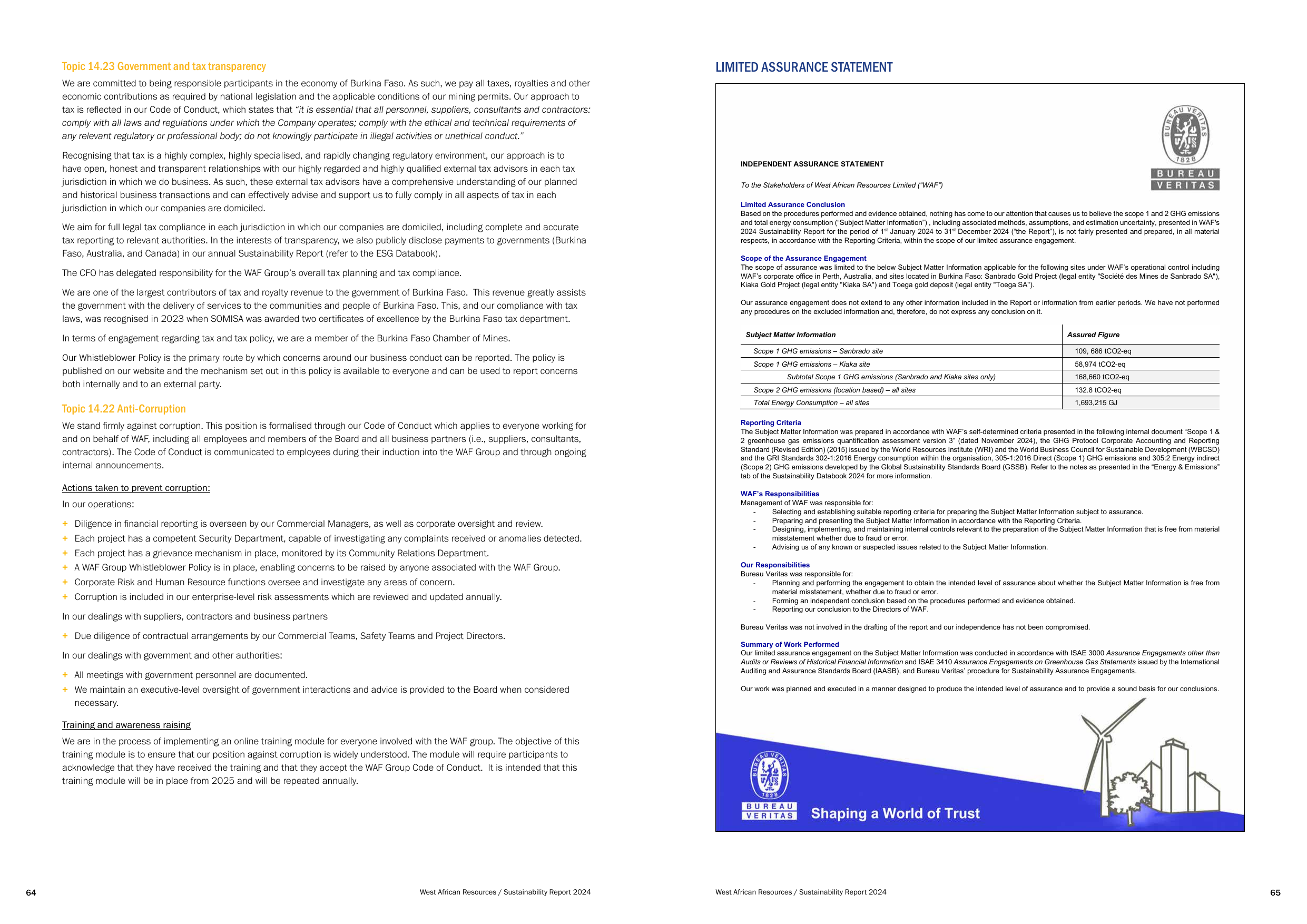 Emissions data extracted from page 34