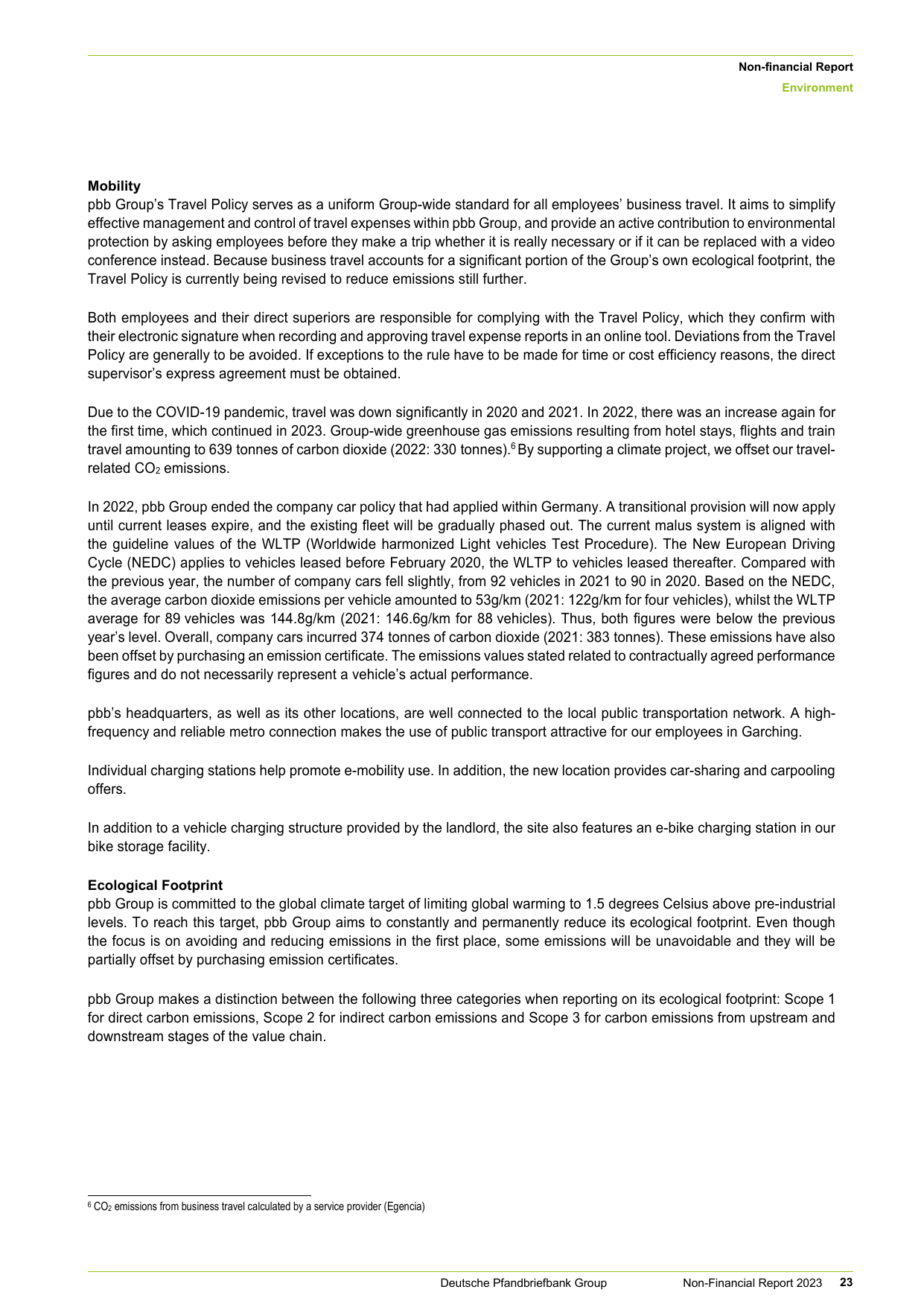 Emissions data extracted from page 23