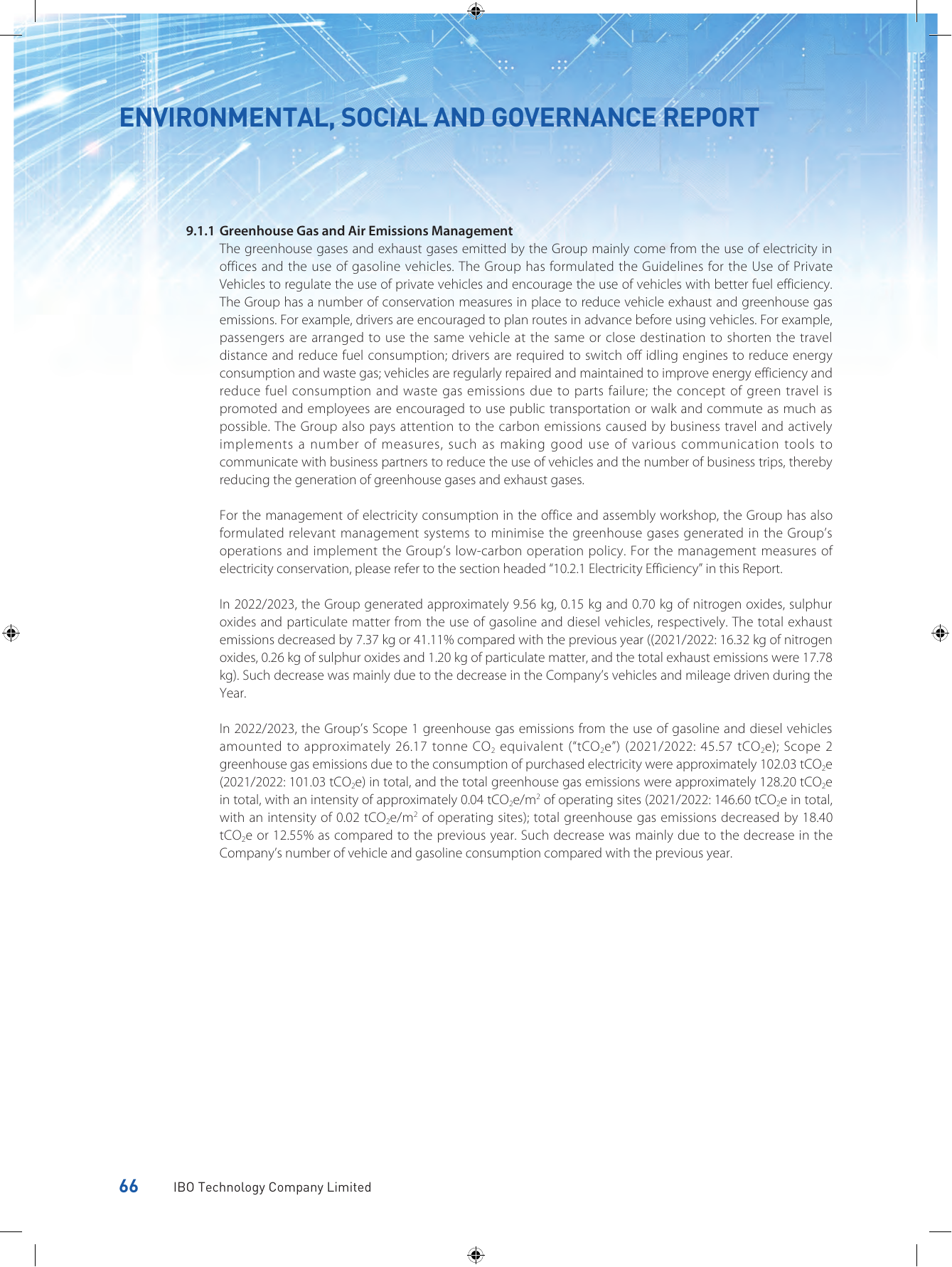Emissions data extracted from page 68