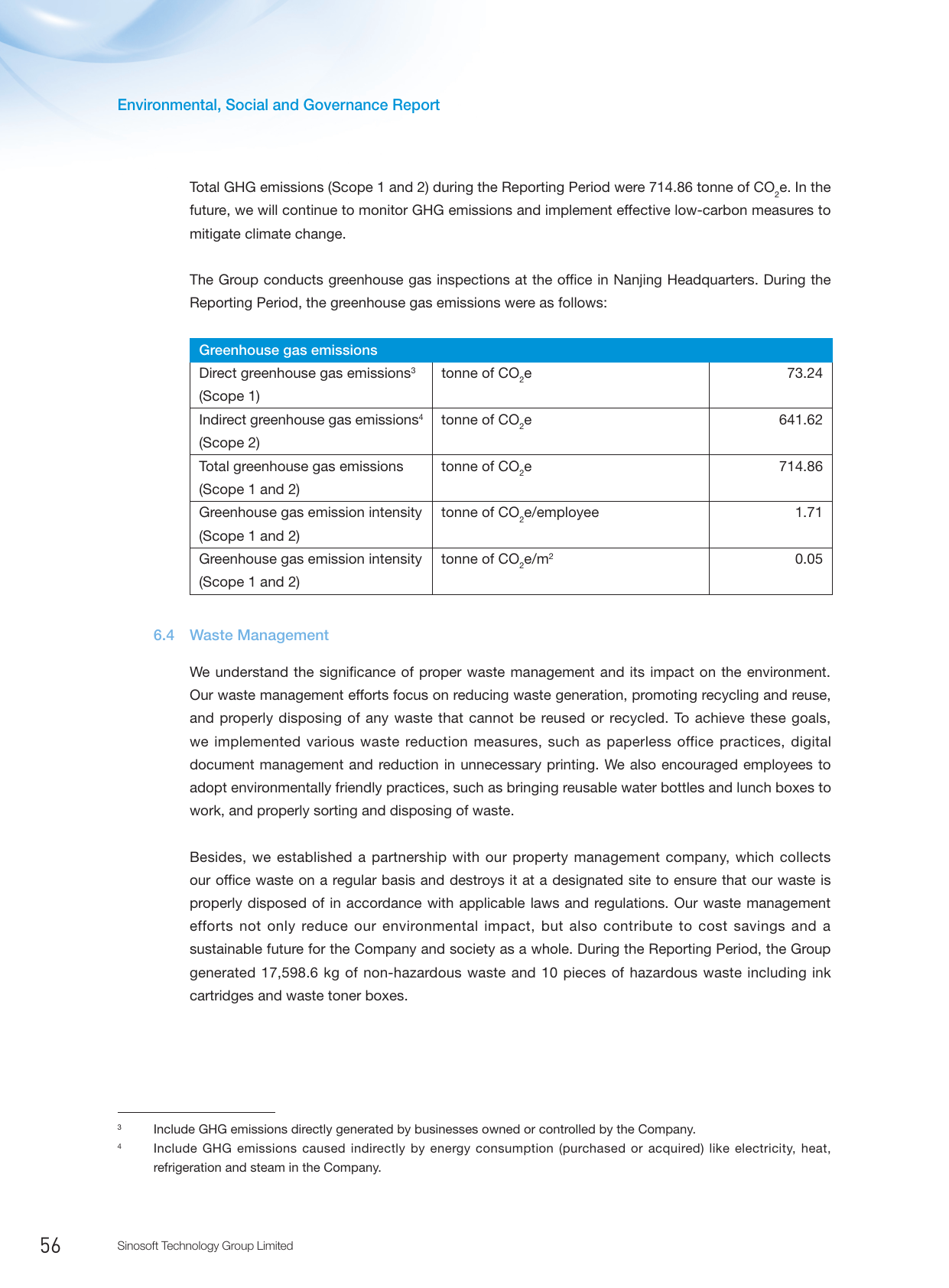 Emissions data extracted from page 57