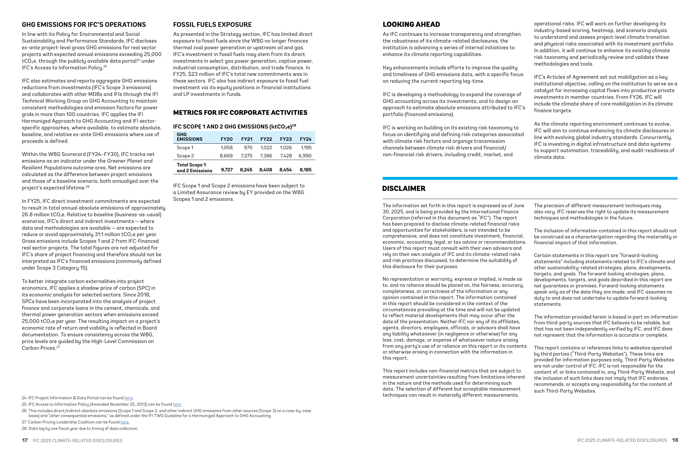 Emissions data extracted from page 10