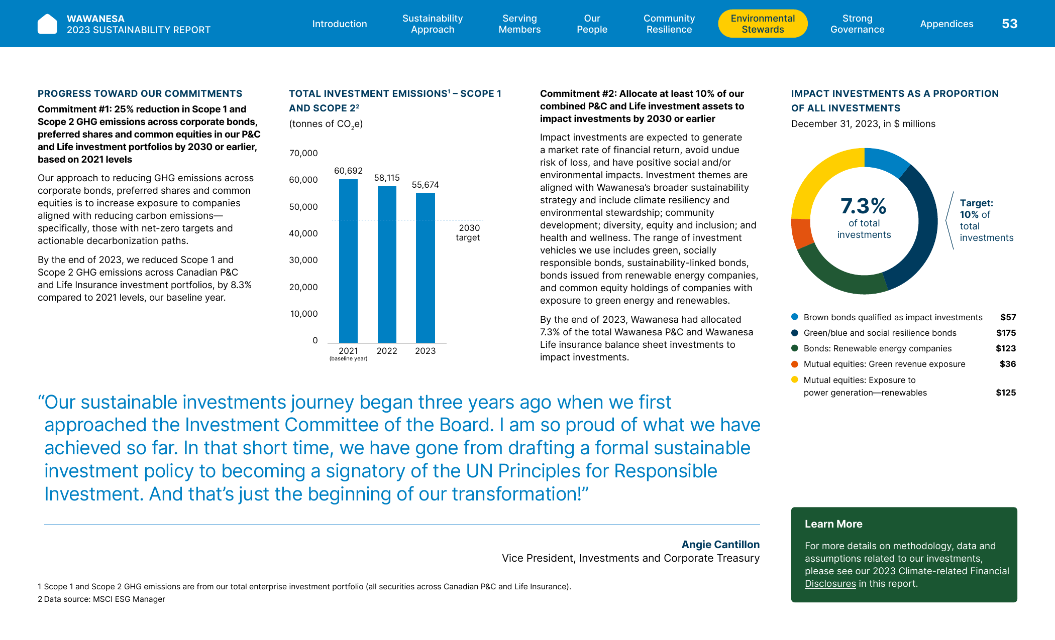 Emissions data extracted from page 53