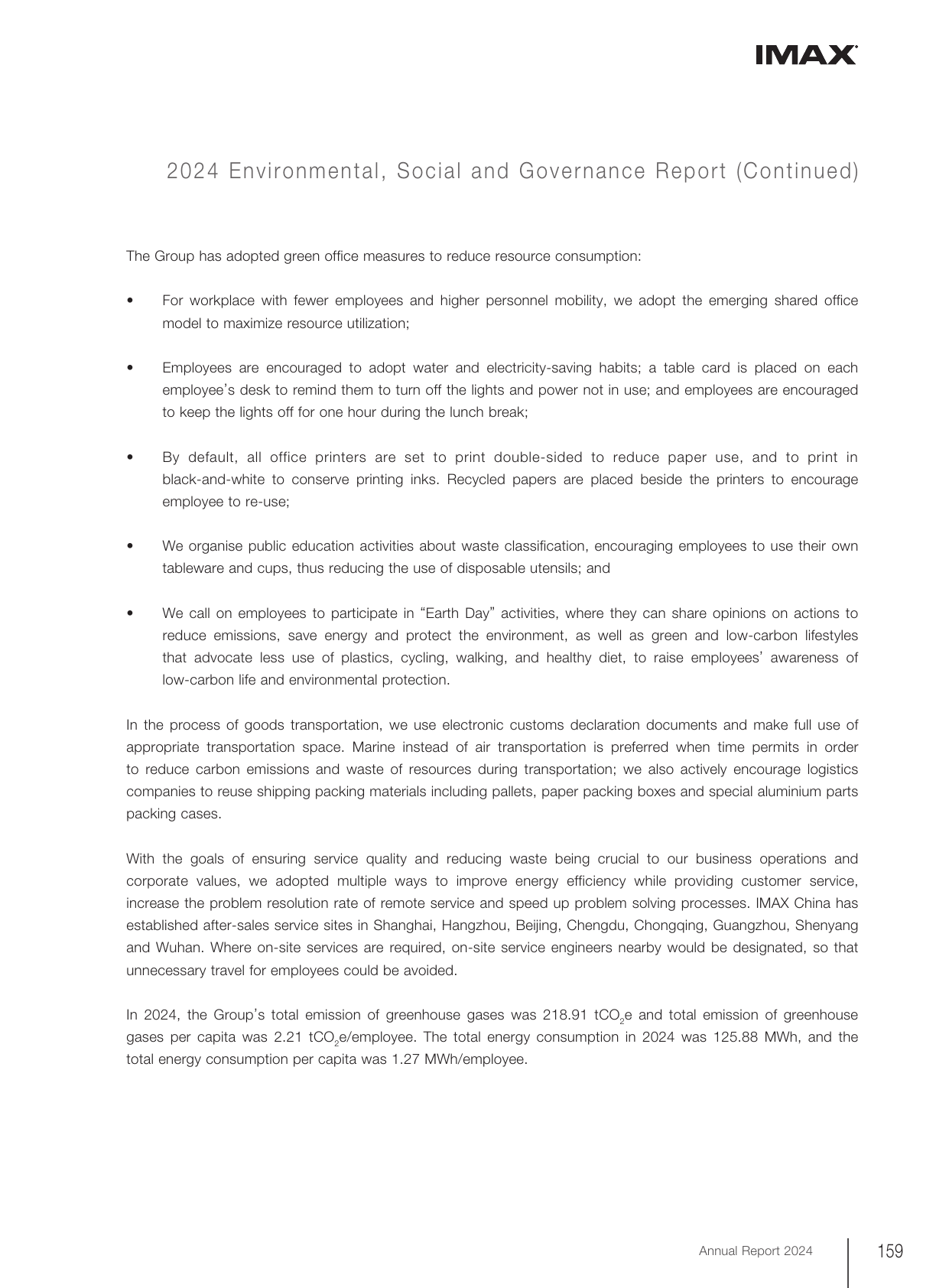 Emissions data extracted from page 161