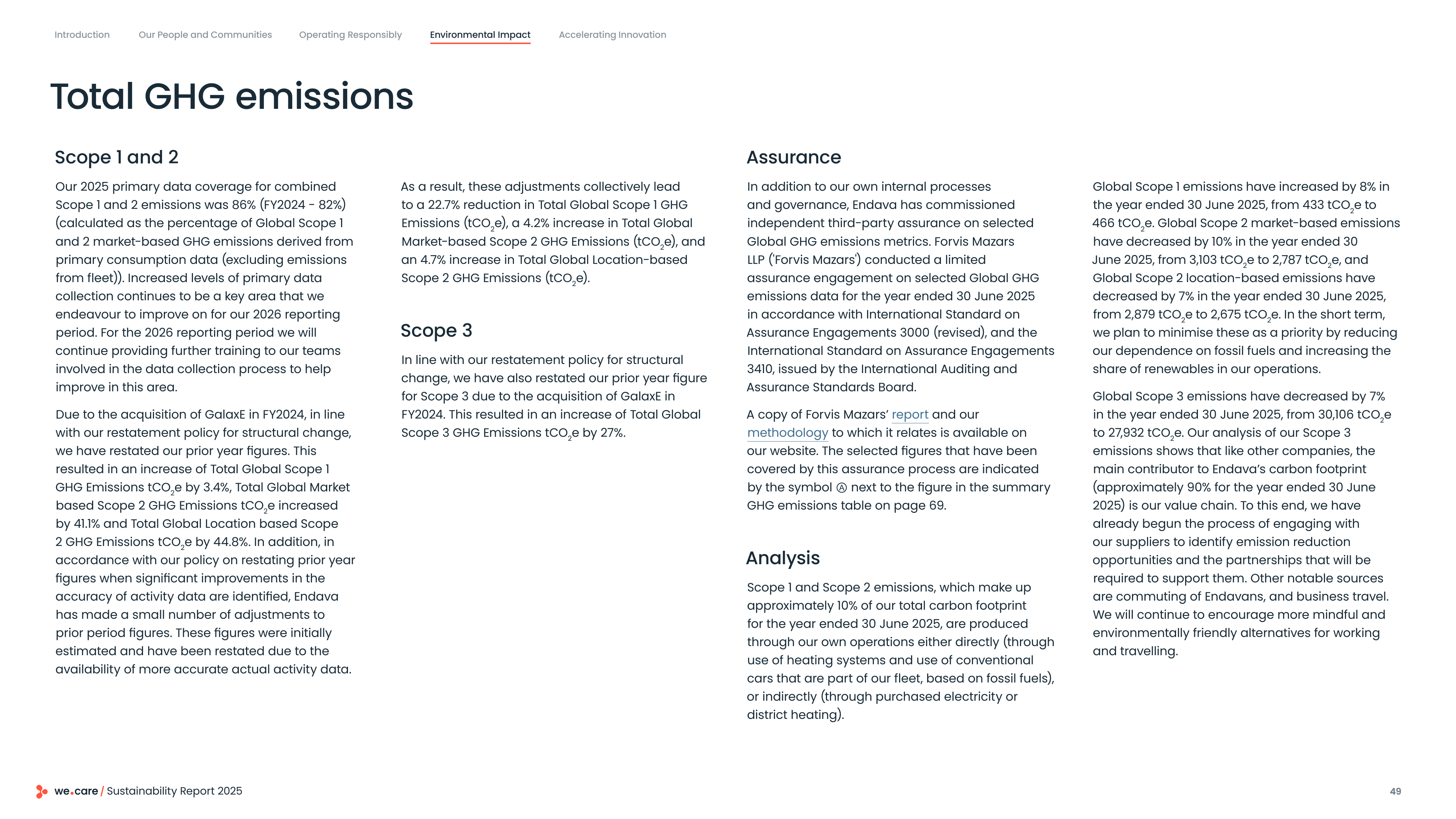 Emissions data extracted from page 49