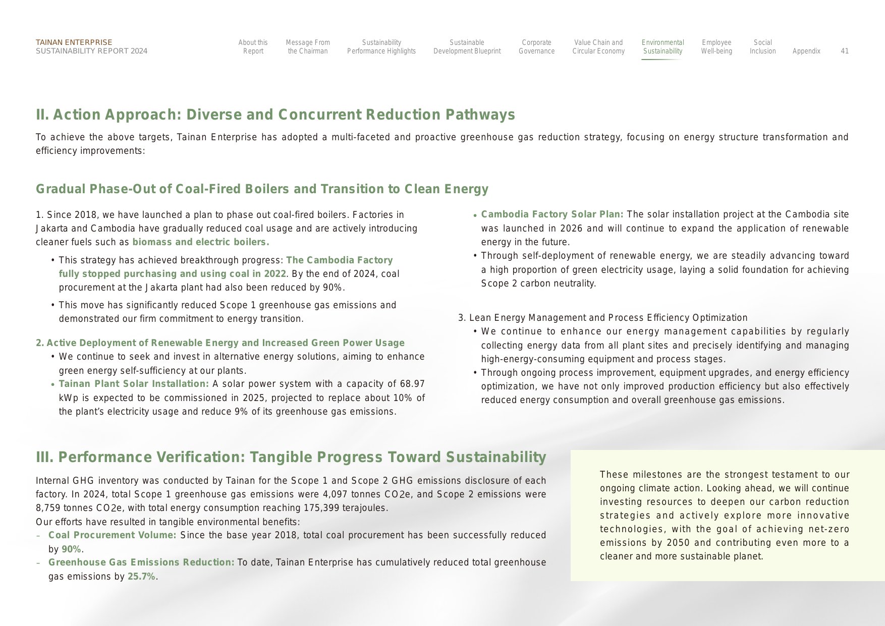 Emissions data extracted from page 42