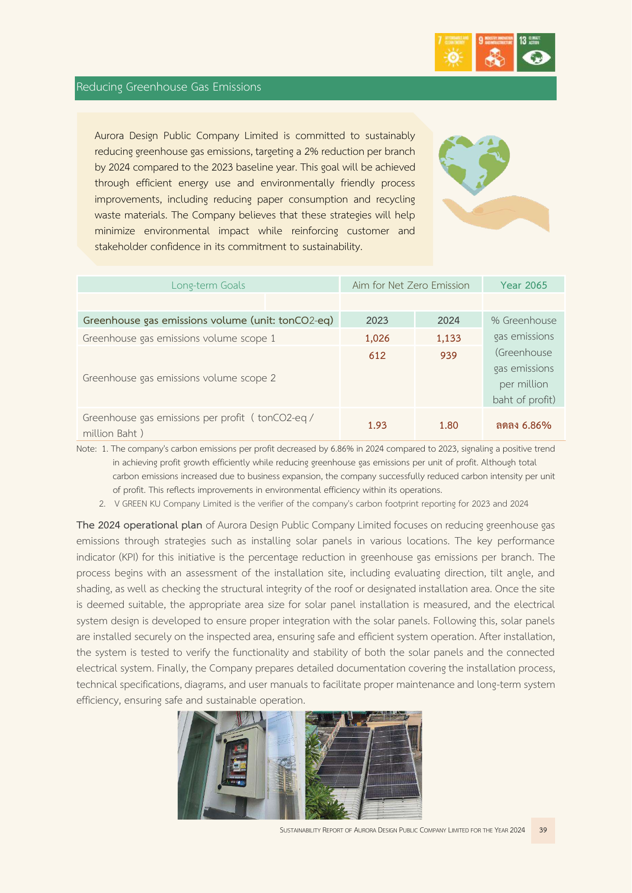 Emissions data extracted from page 41