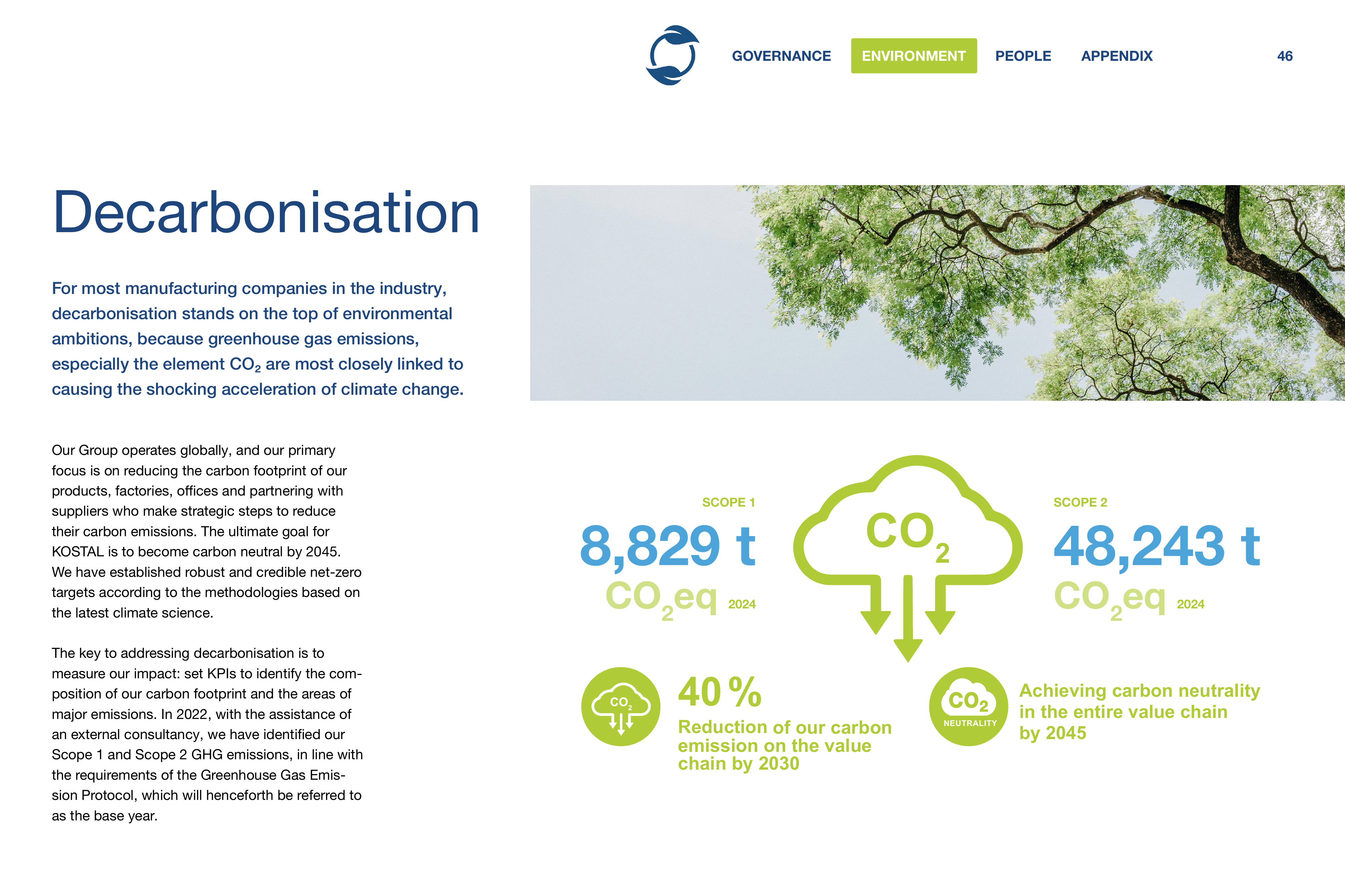 Emissions data extracted from page 46