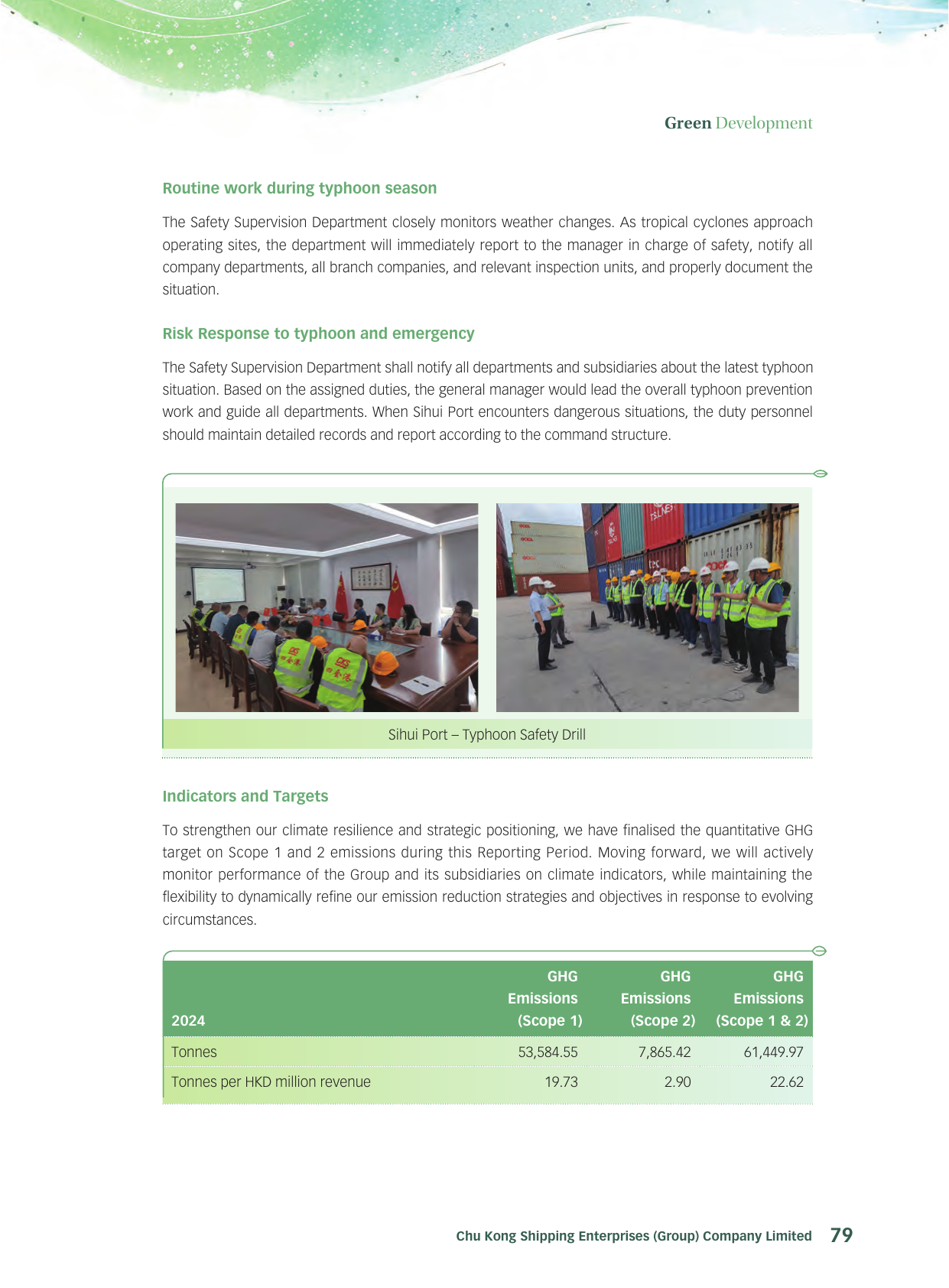 Emissions data extracted from page 81