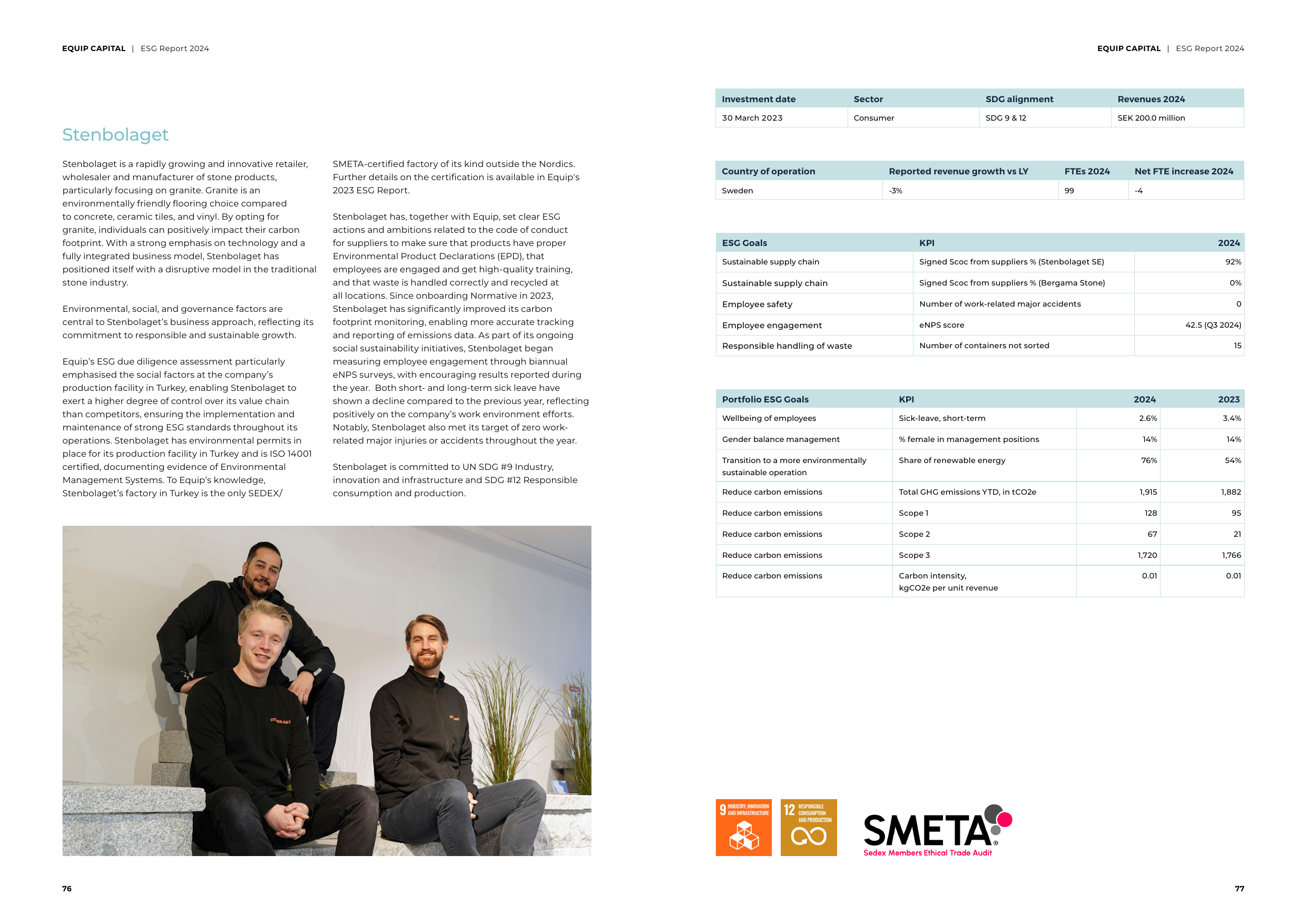 Emissions data extracted from page 39
