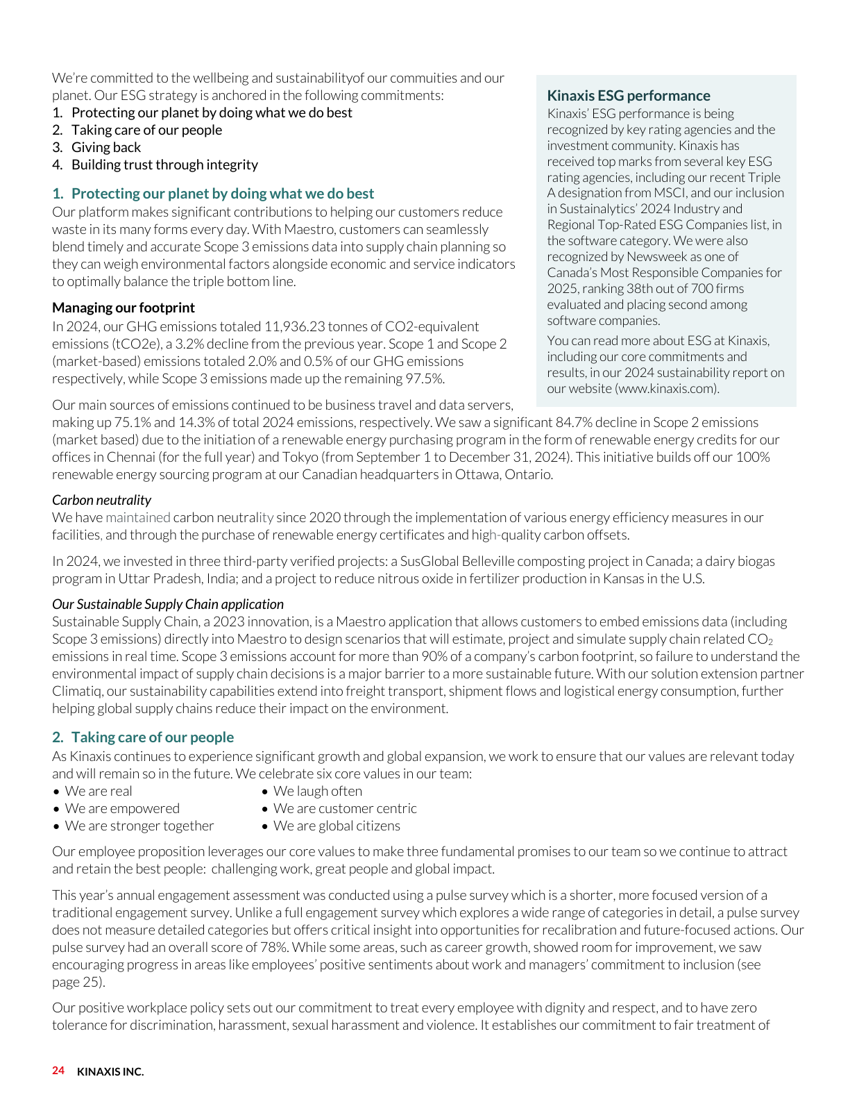 Emissions data extracted from page 28