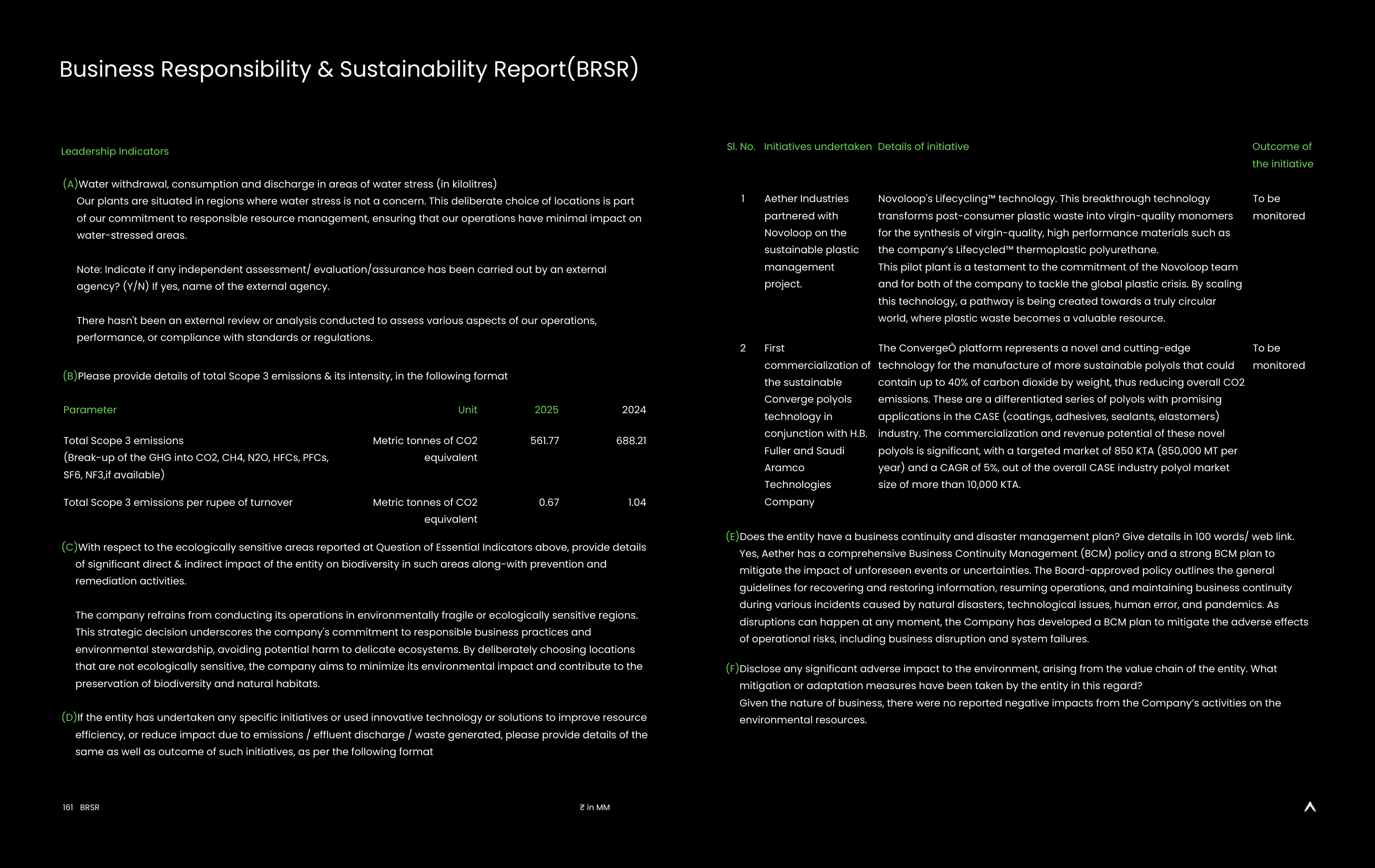 Emissions data extracted from page 82