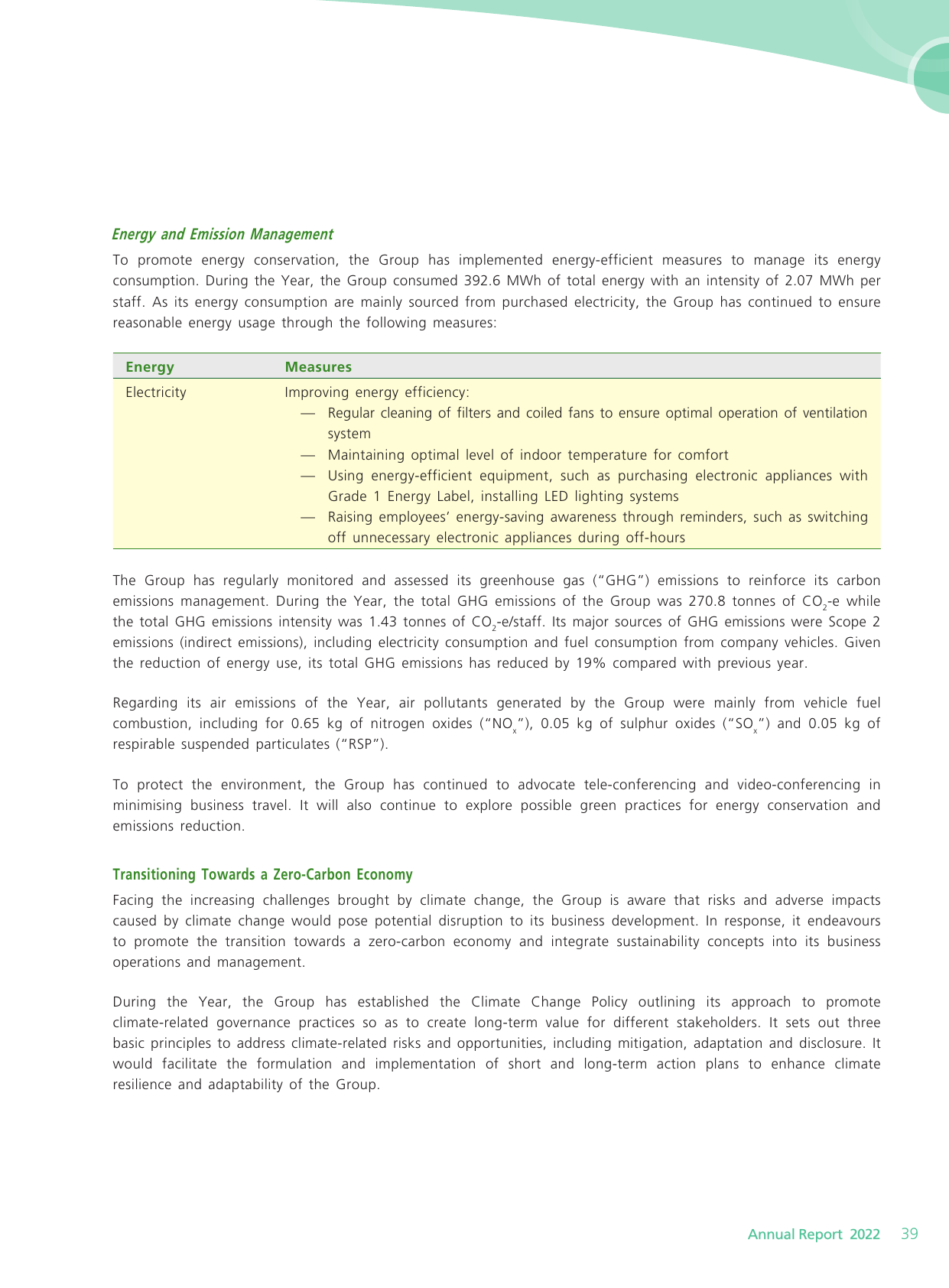 Emissions data extracted from page 41