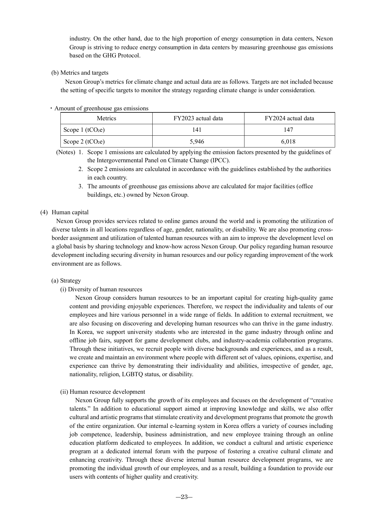 Emissions data extracted from page 25