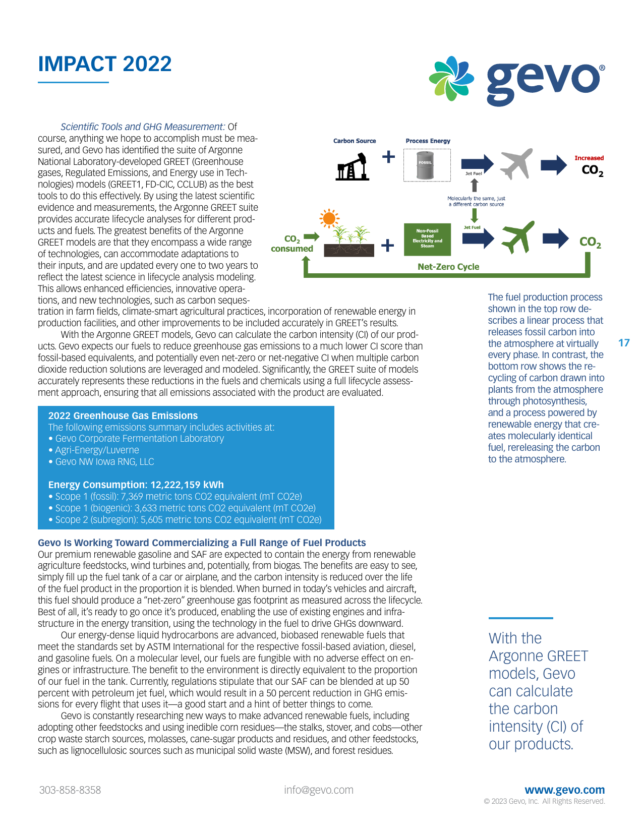 Emissions data extracted from page 18