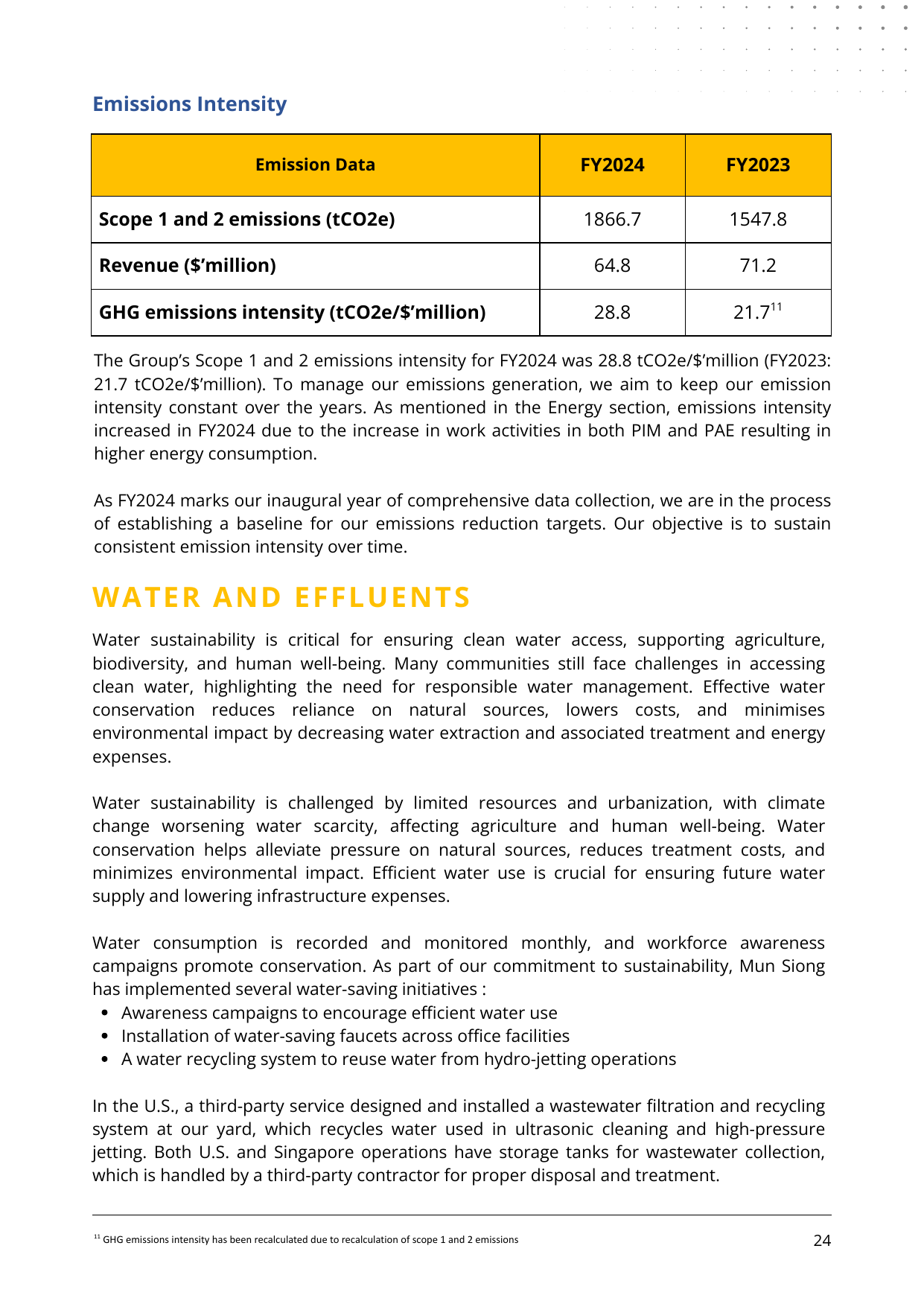 Emissions data extracted from page 26