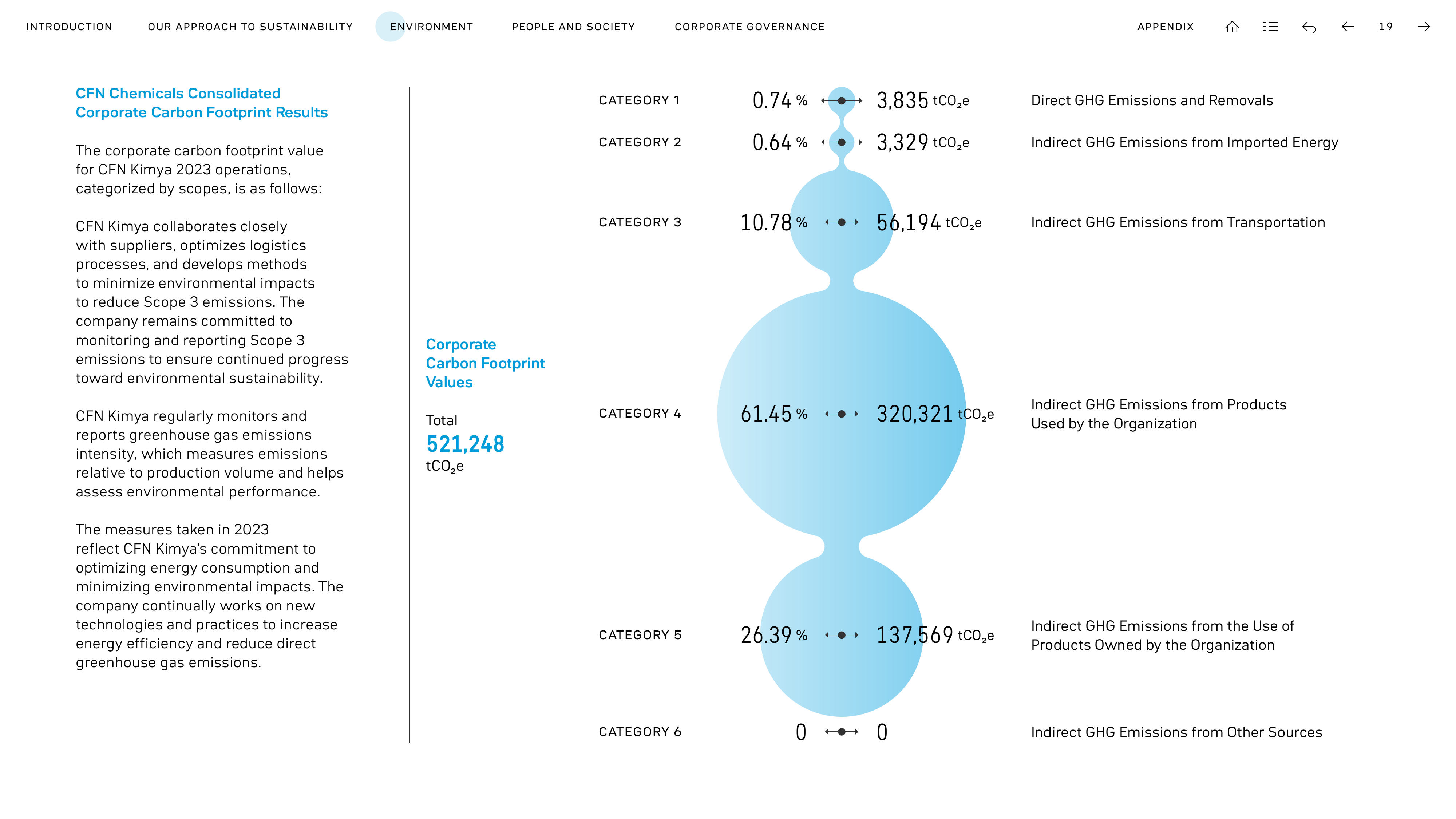 Emissions data extracted from page 19
