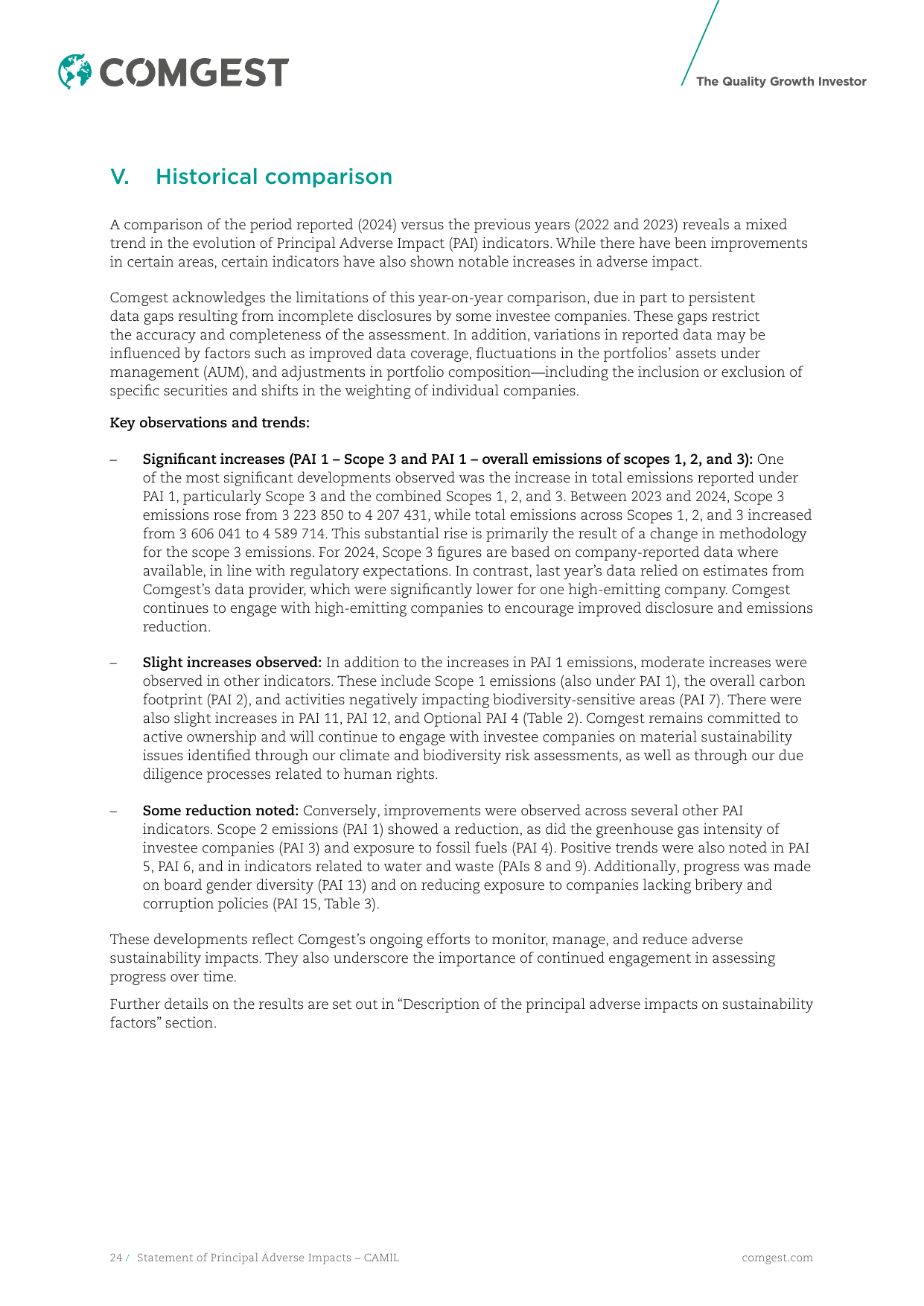 Emissions data extracted from page 24