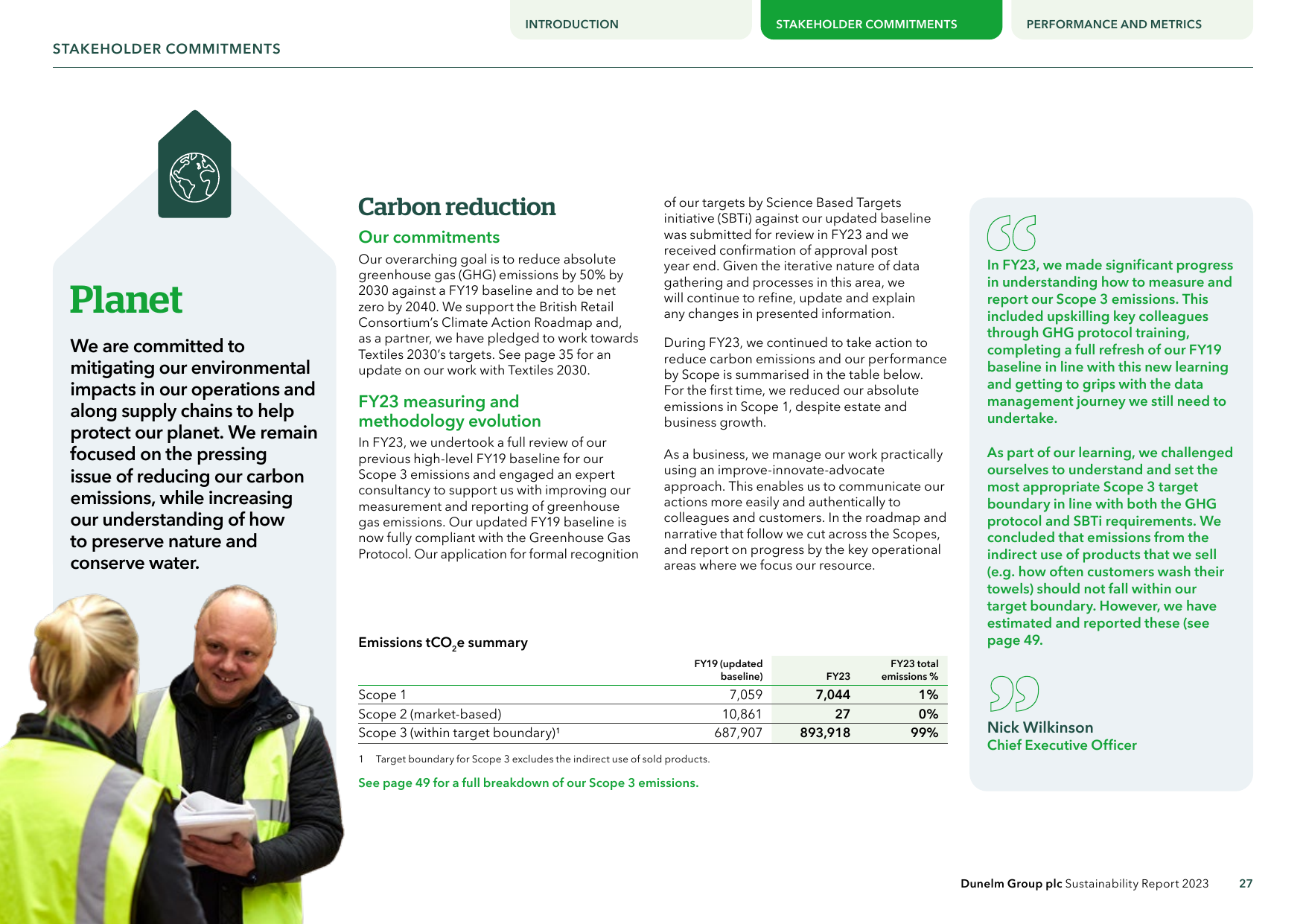 Emissions data extracted from page 28